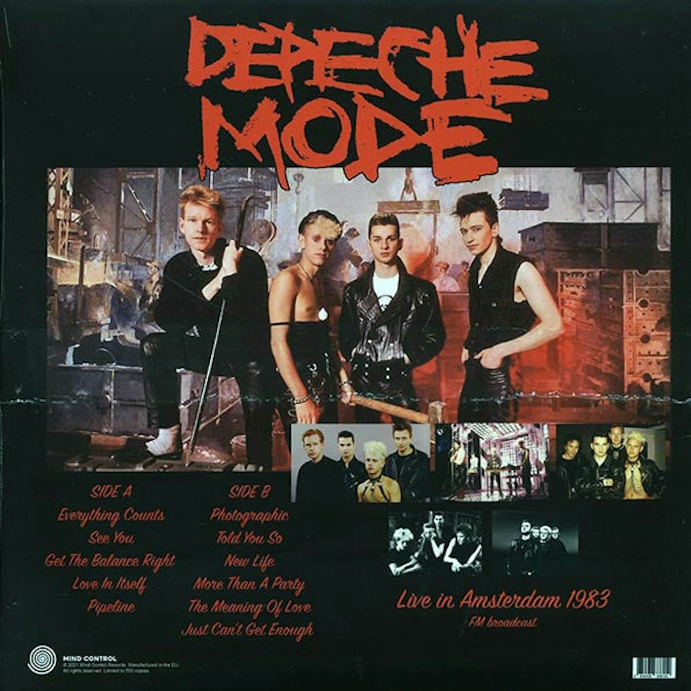 Depeche Mode  LP -  More Than A Party In Amsterdam: Live 1983 FM Broadcast (ltd. 500 copies made) (Vinyl)