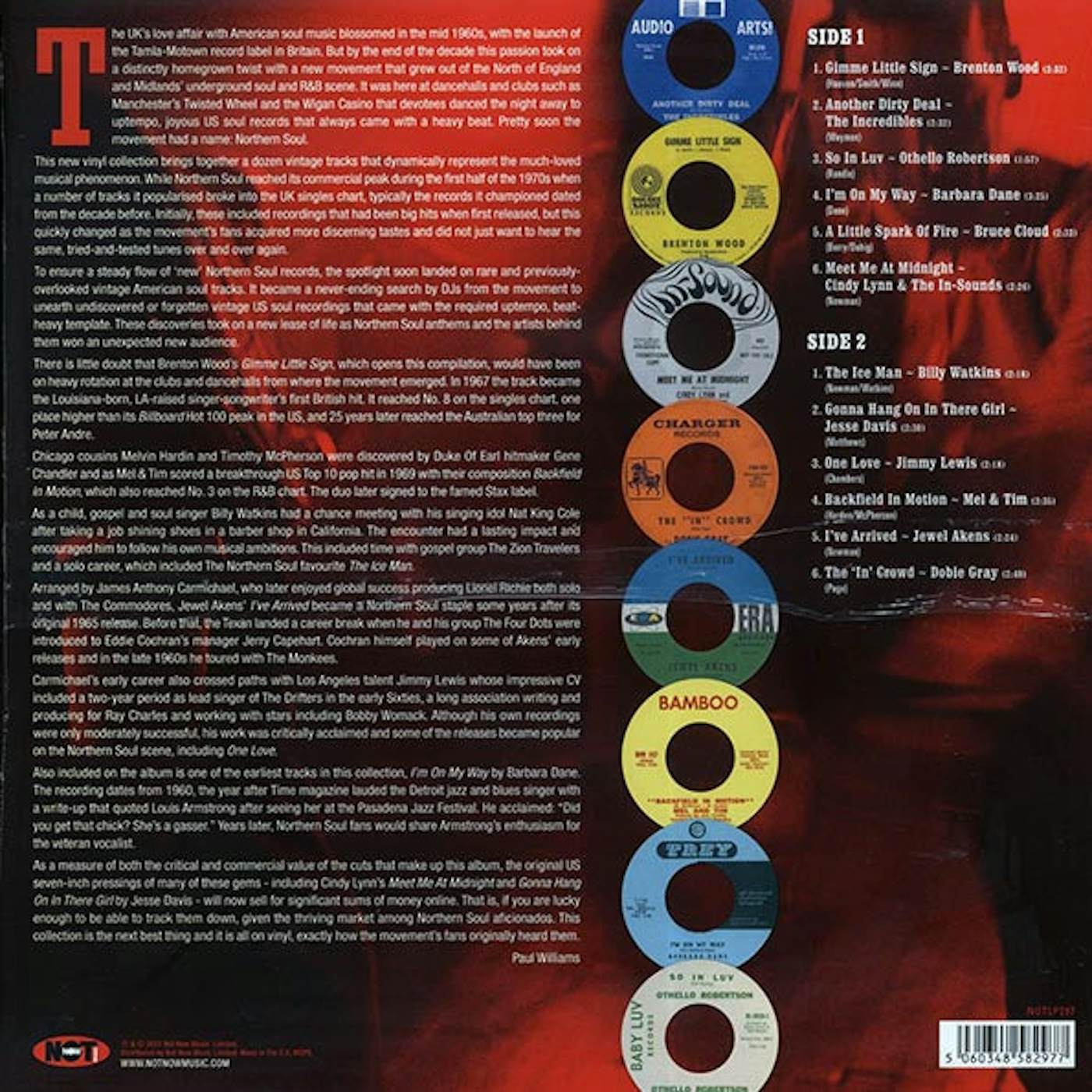 Brenton Wood, Barbara Dane, Bruce Cloud, Jewel Akens, Etc.  LP -  This Is Northern Soul (180g) (colored vinyl)