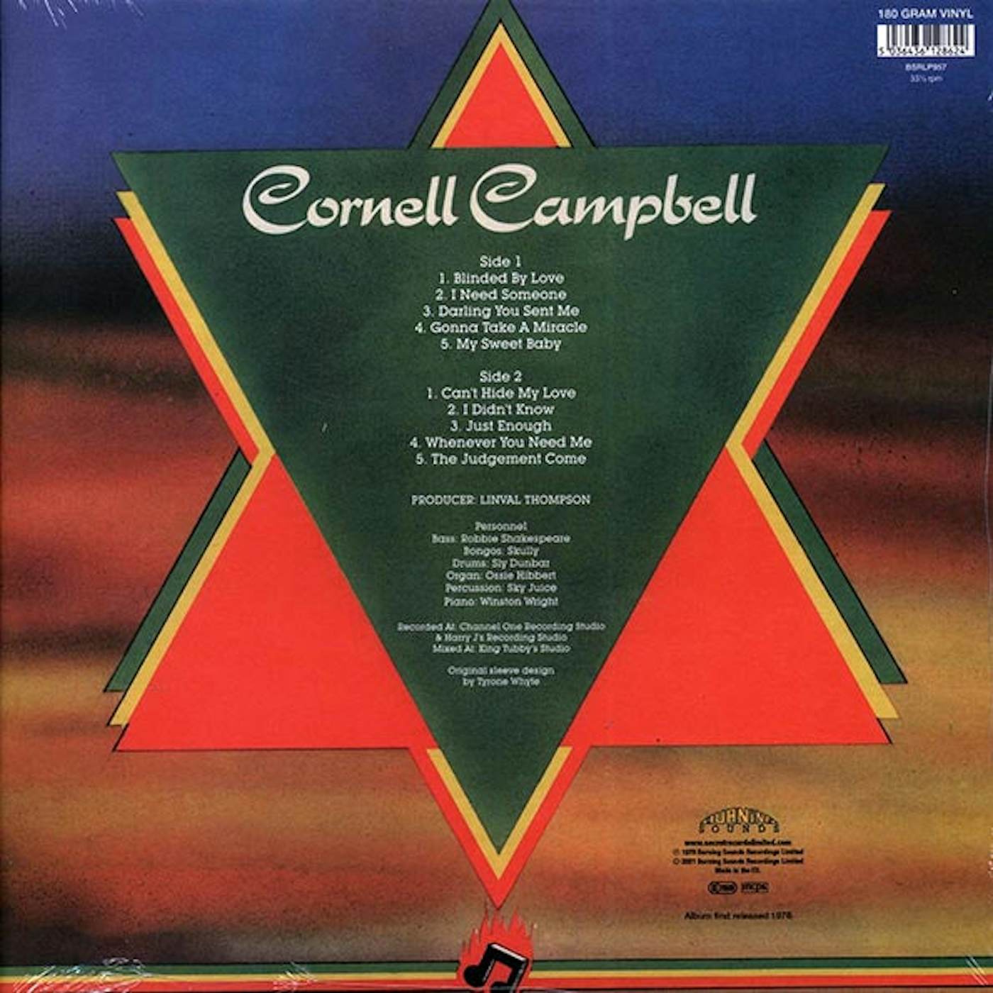 Cornell Campbell  LP -  Sweet Baby (180g) (Vinyl)