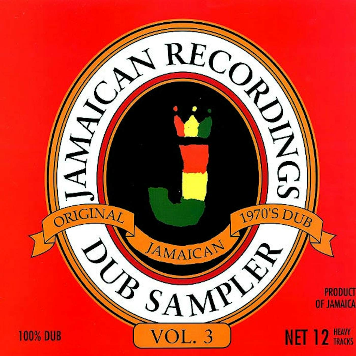 King Tubby, Prince Jammy, Niney The Observer, Etc.  LP -  Jamaican Recordings Dub Sampler Volume 3 (180g) (Vinyl)