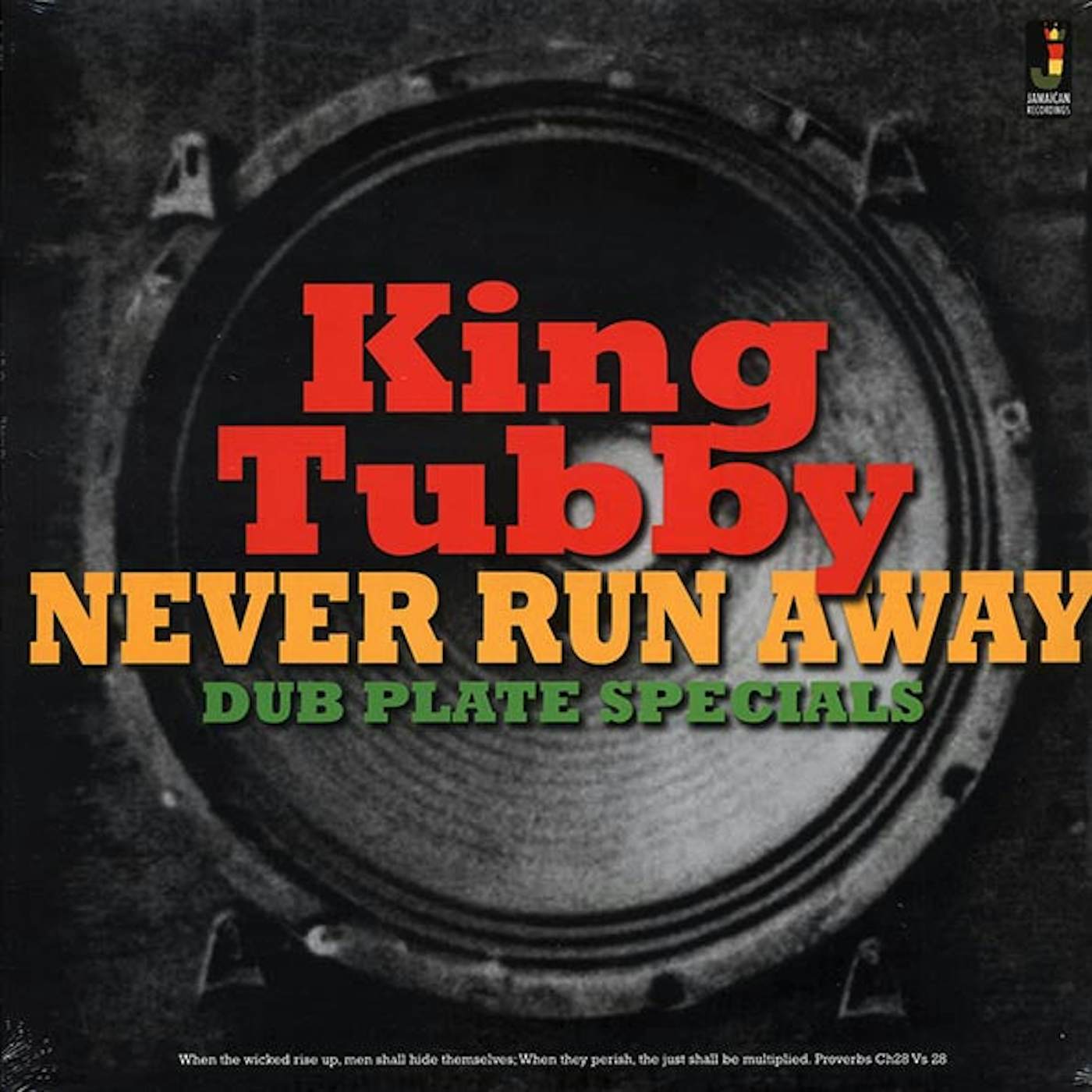King Tubby  LP -  Never Run Away: Dub Plate Specials (180g) (Vinyl)