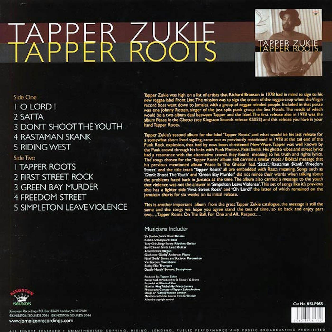 Tappa Zukie  LP -  Tapper Roots (180g) (Vinyl)