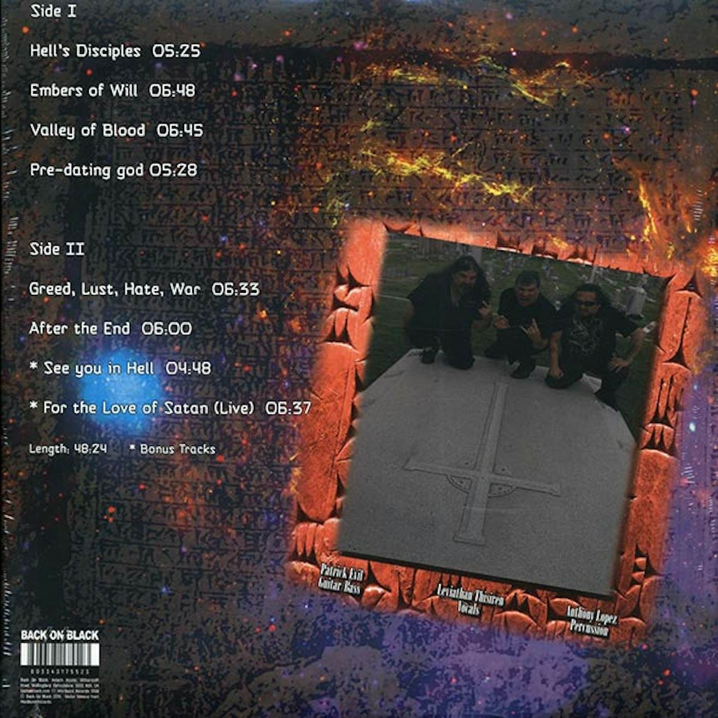 Satan's Host  LP -  PreDating God Part 2 (ltd. ed.) (clear vinyl)