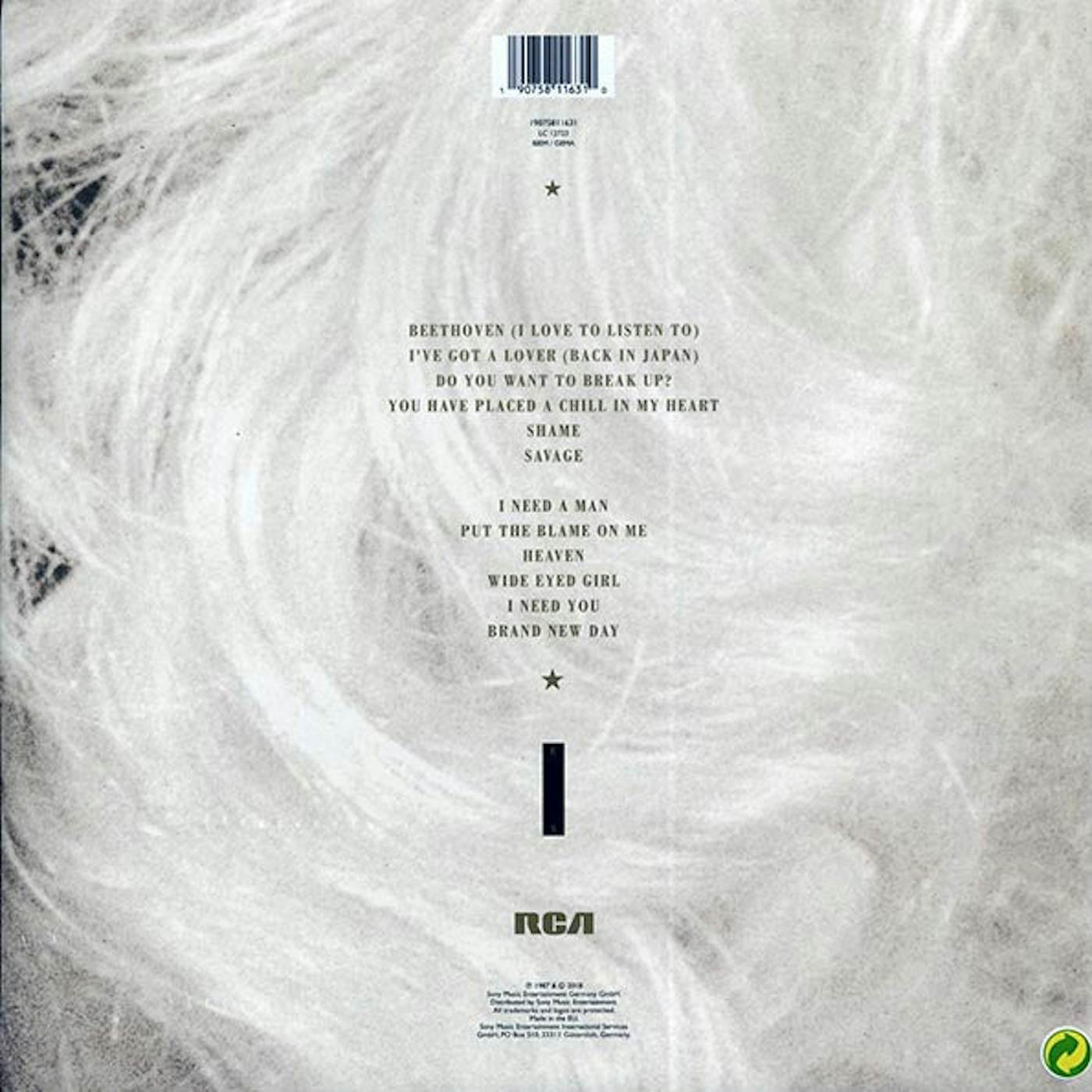 Eurythmics  LP -  Savage (180g) (Vinyl)