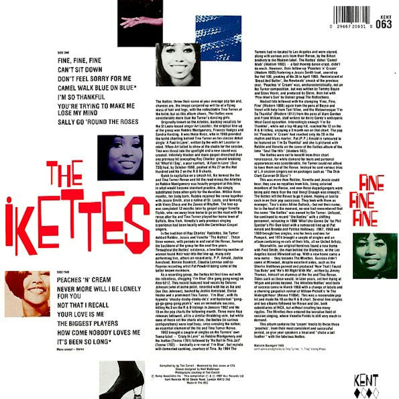 The Ikettes LP - Fine, Fine, Fine (Vinyl)