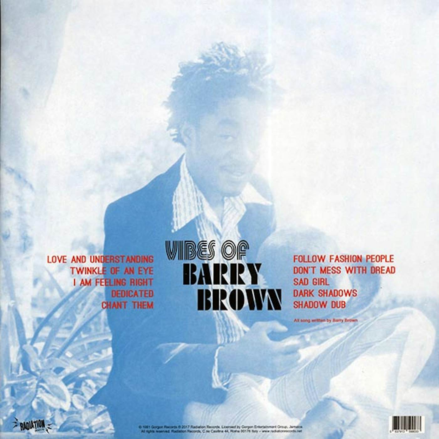 Barry Brown  LP -  Vibes Of Barry Brown (Vinyl)