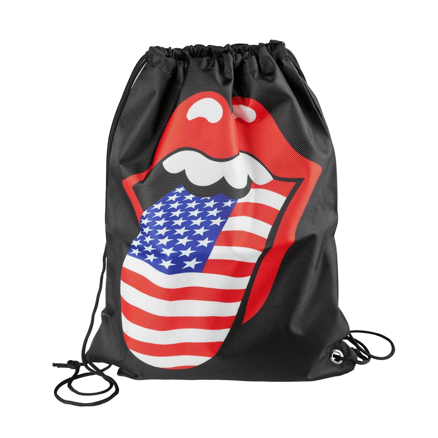 Rocksax The Rolling Stones Gym Bag - USA Tongue