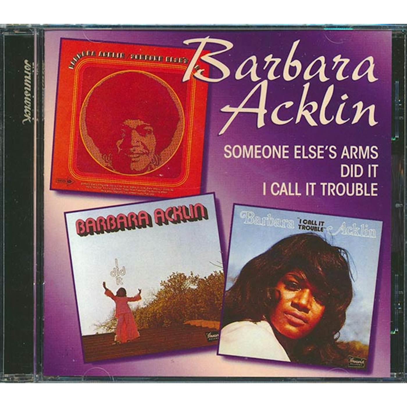Barbara Acklin  CD -  Someone Else's Arms + I Did It + I Call It Trouble (21 tracks)