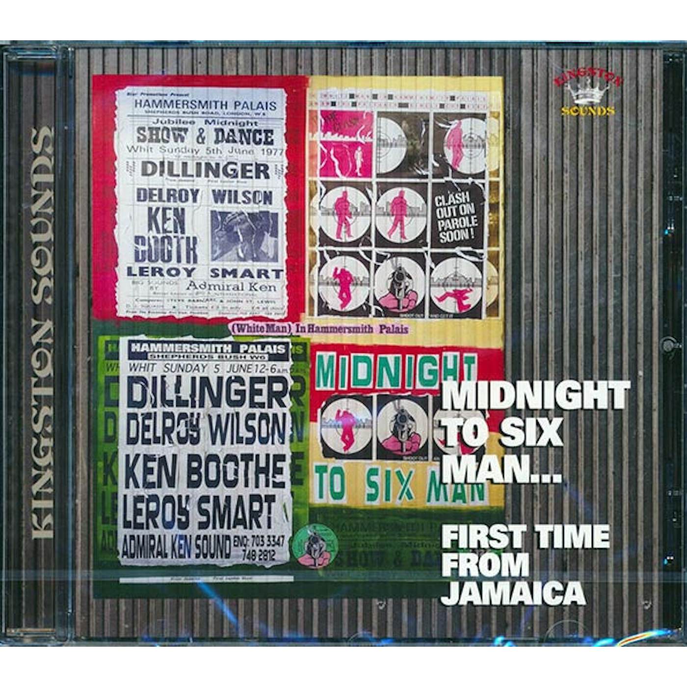 Dillinger, Delroy Wilson, Ken Boothe, Leroy Smart, Etc.  CD -  Midnight To Six Man: First Time From Jamaica