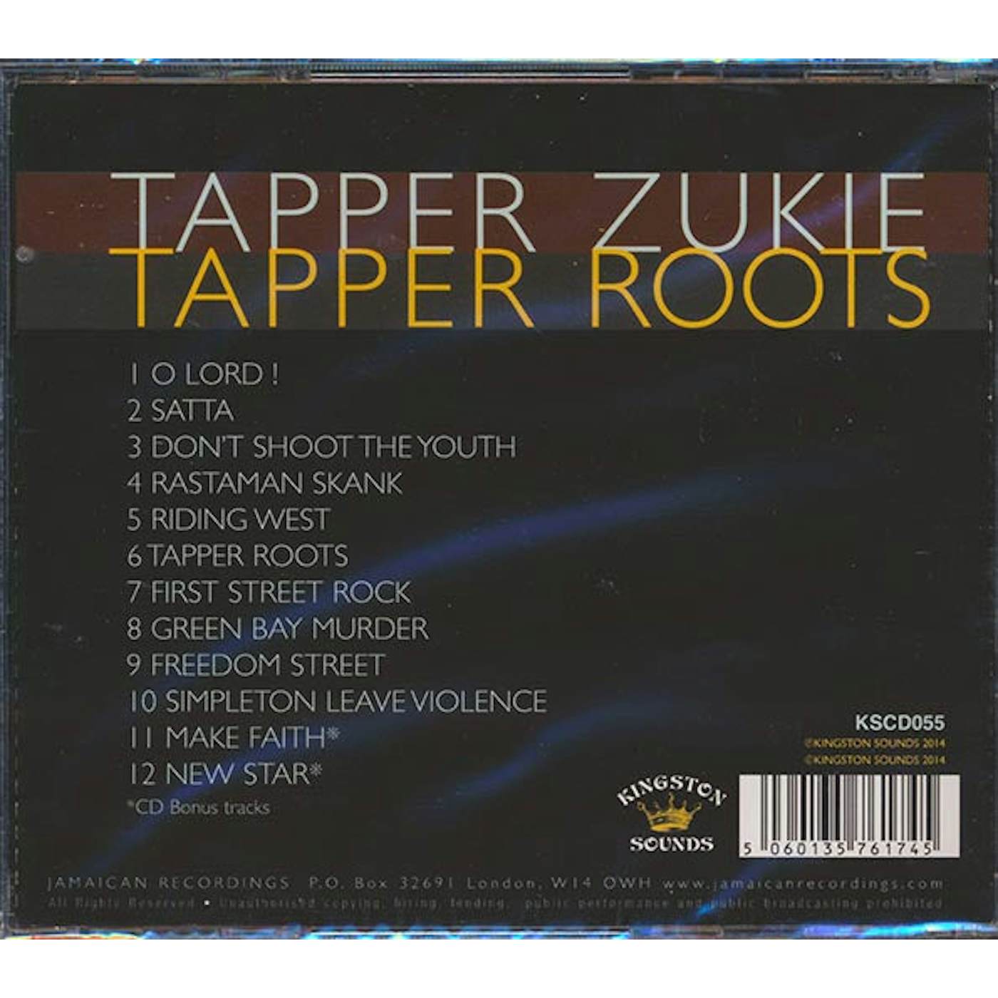 Tappa Zukie  CD -  Tapper Roots