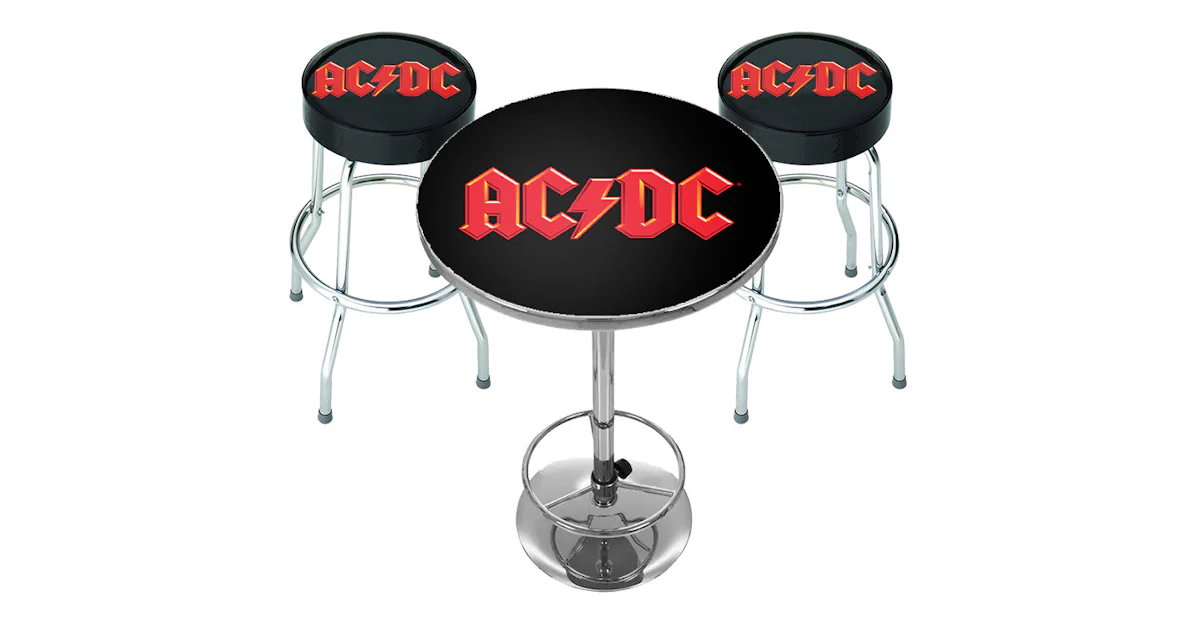 Rocksax AC/DC Bar Set - Logo