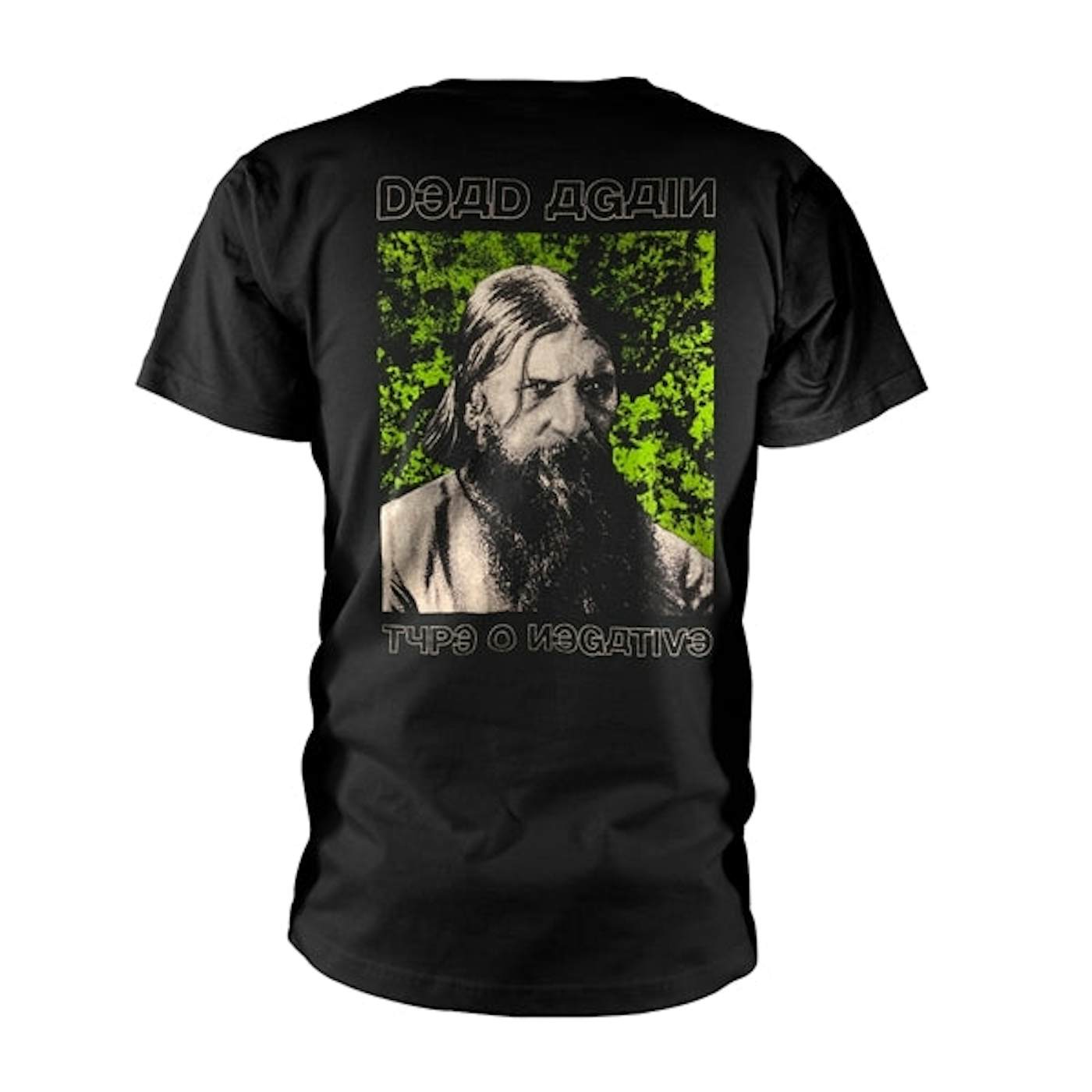 Type O Negative T Shirt - Green Rasputin