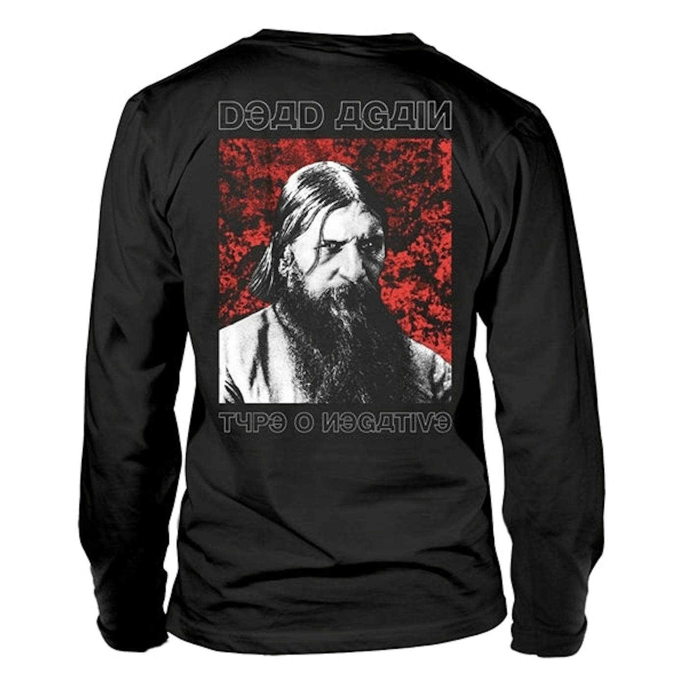 Type O Negative Long Sleeve T Shirt - Red Rasputin