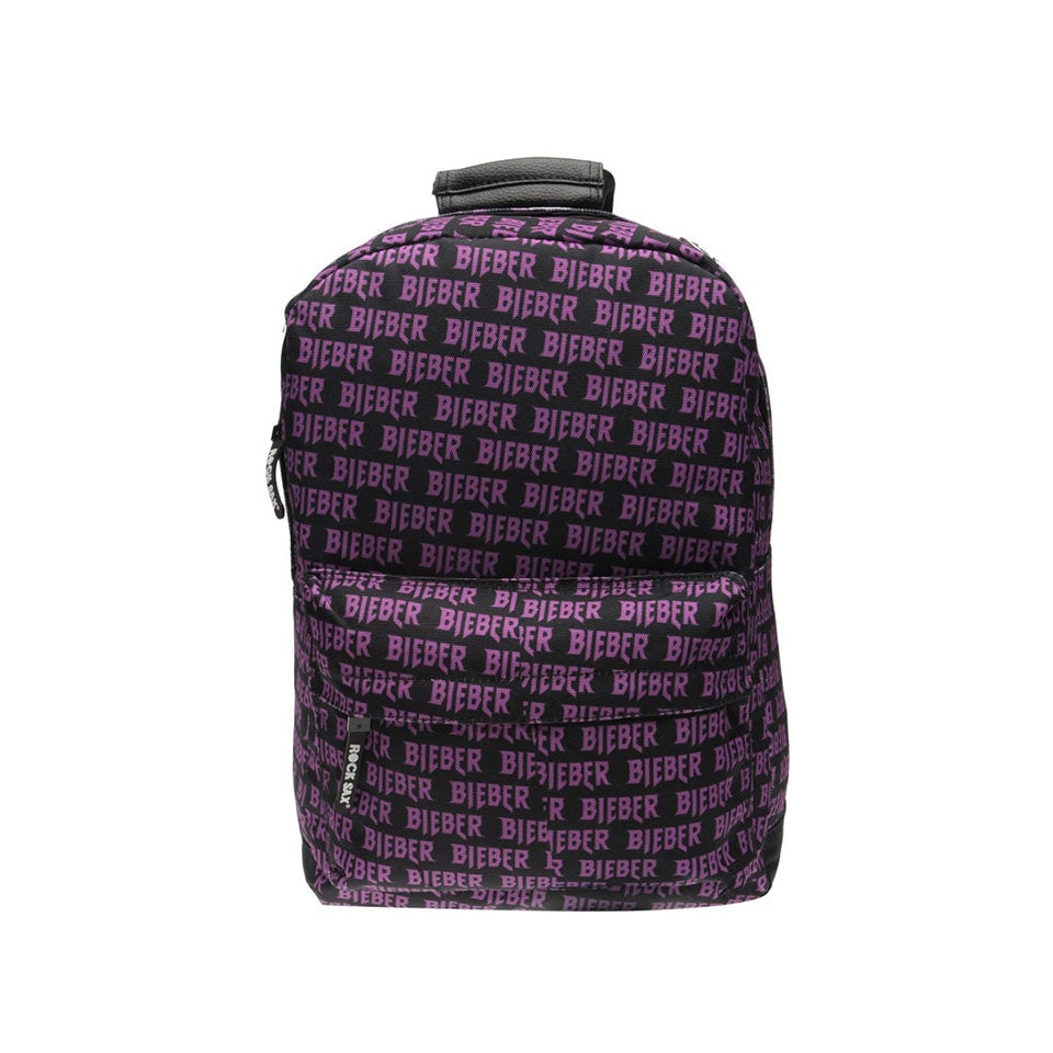 Rocksax Justin Bieber Backpack Logo