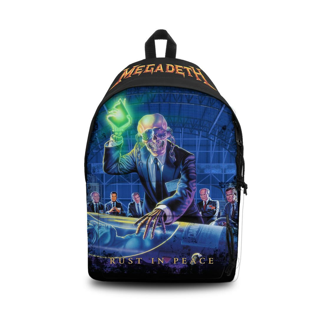Rocksax Megadeth 'Peace Sells' Daypack Backpack - 45x30x15cm, 900D Polyester, For School, Festivals, Casual Use - View #6
