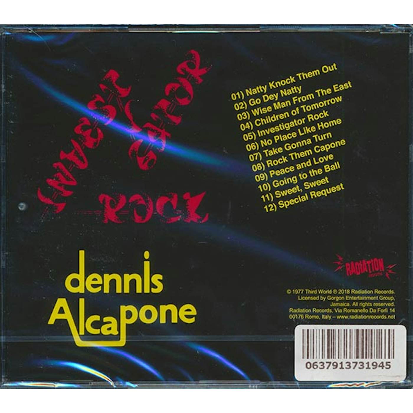 Dennis Alcapone CD - Investigator Rock
