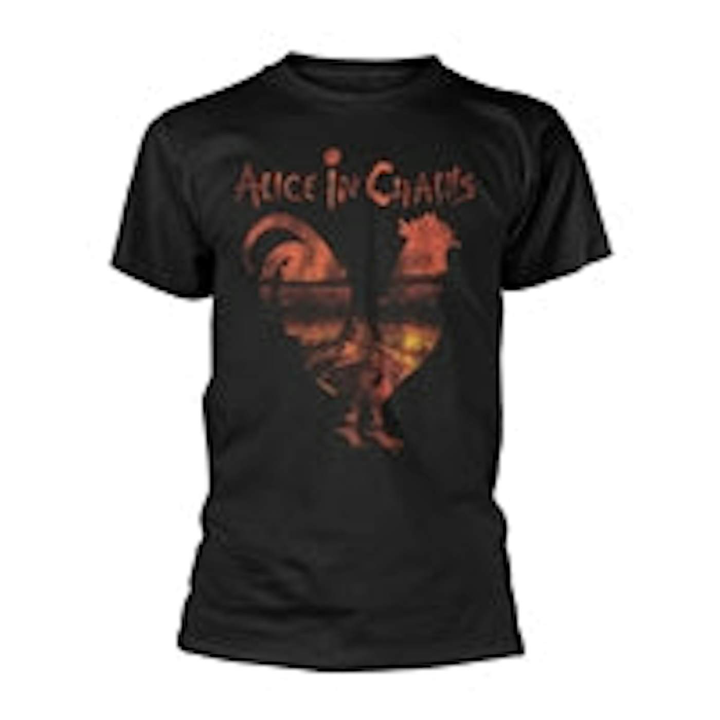 Alice In Chains T Shirt - Dirt Rooster Silhouette
