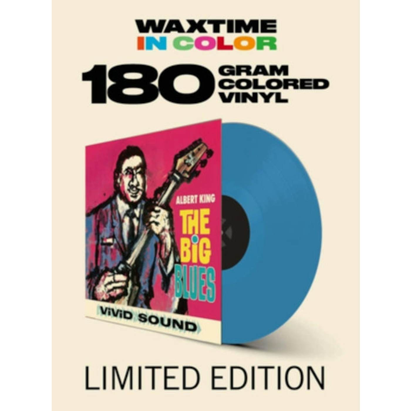 Albert King LP Vinyl Record  The Big Blues (Limited Solid Blue Vinyl)