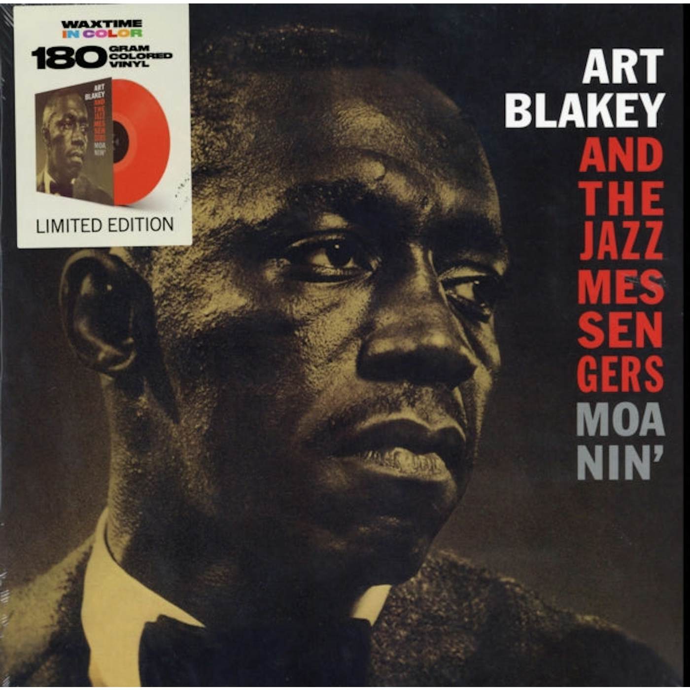 Art Blakey & The Jazz Messengers LP Vinyl Record  Moanin' (Limited Transparent Red Vinyl)