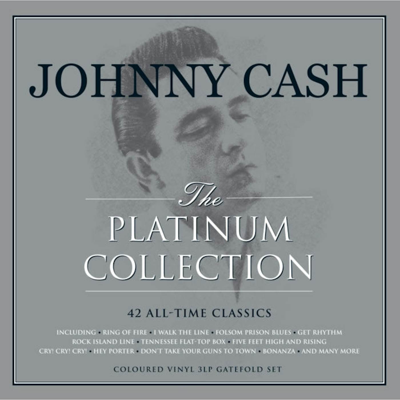  Johnny Cash LP Vinyl Record - The Platinum Collection (Coloured)