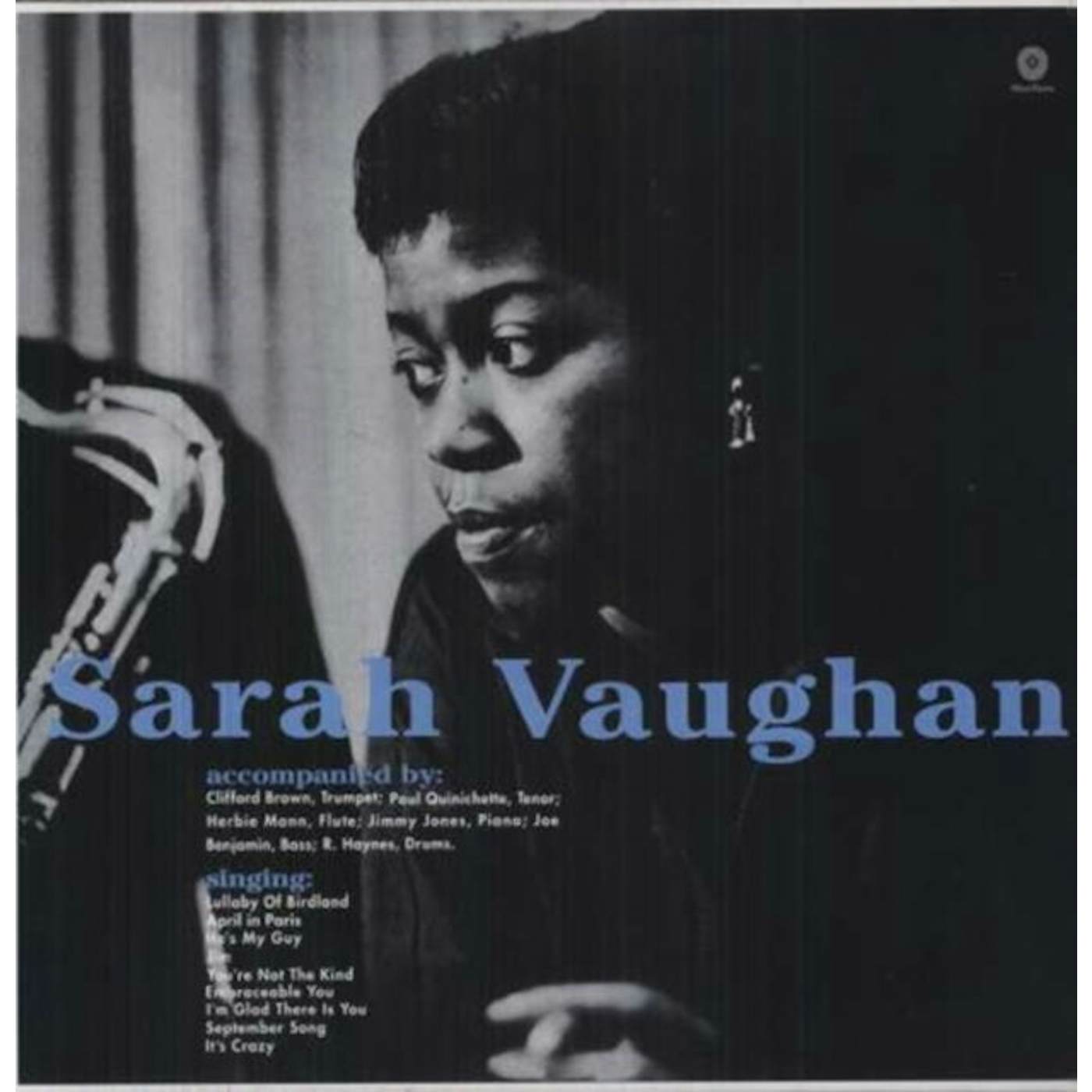 Sarah Vaughan LP Vinyl Record  With Clifford Brown
