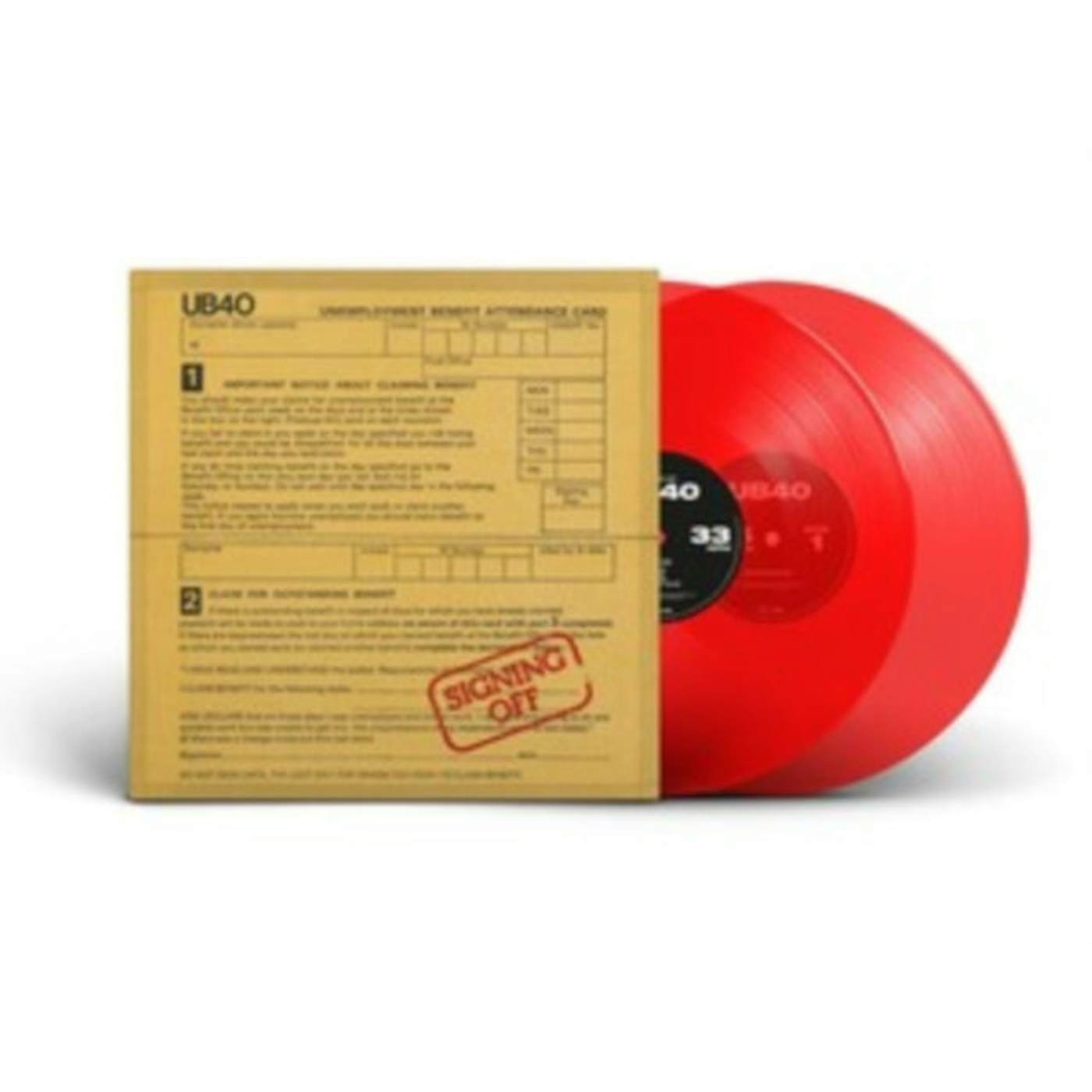 UB40 LP Vinyl Record - Signing Off (Red Vinyl)