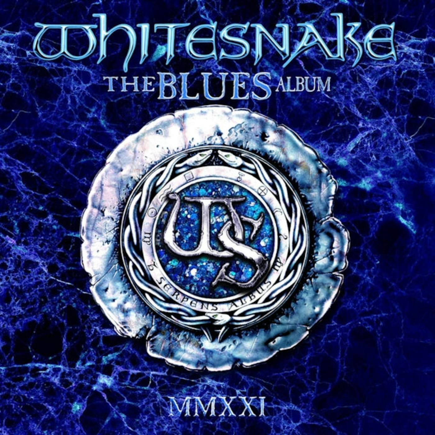 Whitesnake LP Vinyl Record - The Blues Album (Ocean Blue Vinyl)