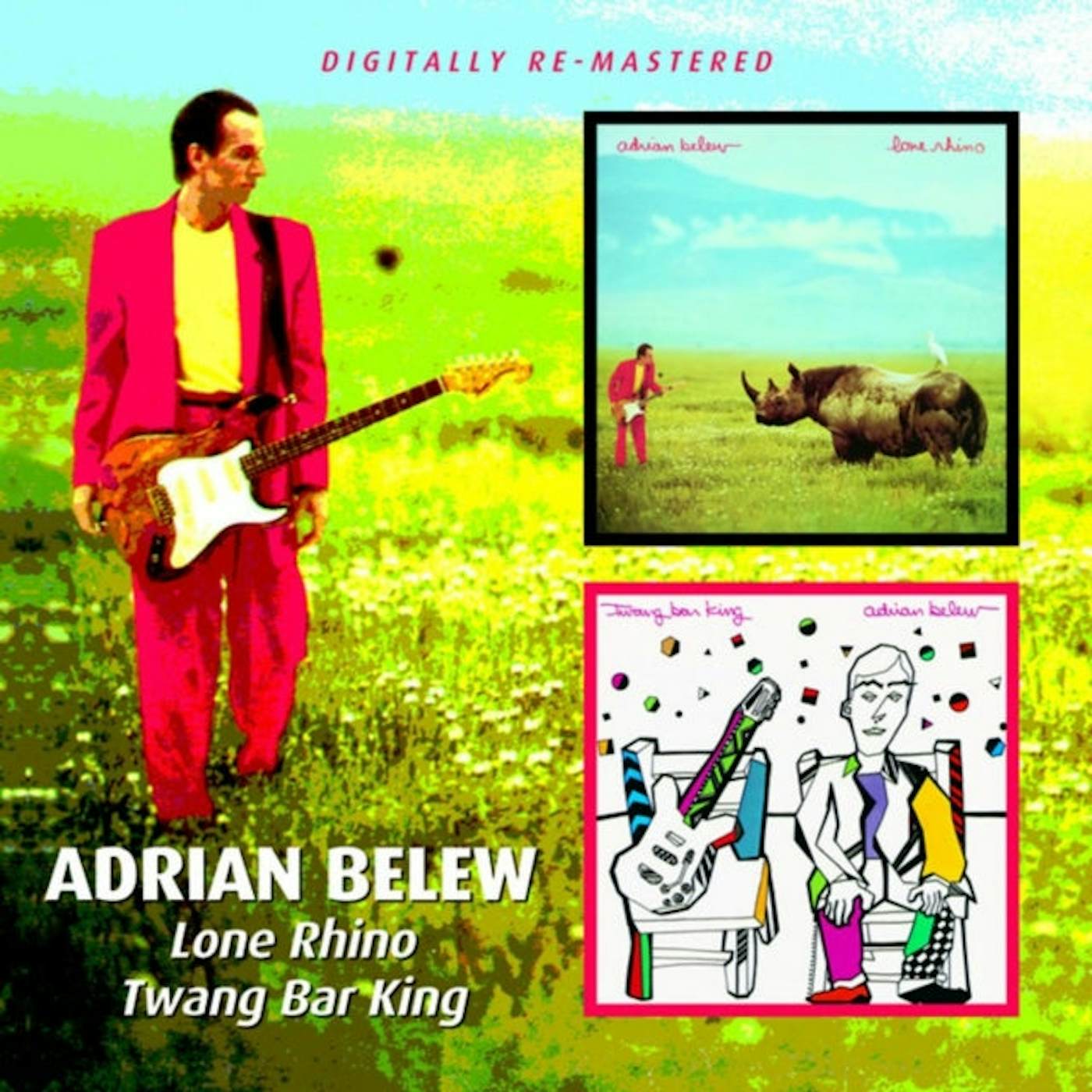 Adrian Belew CD - Lone Rhino / Twang Bar King