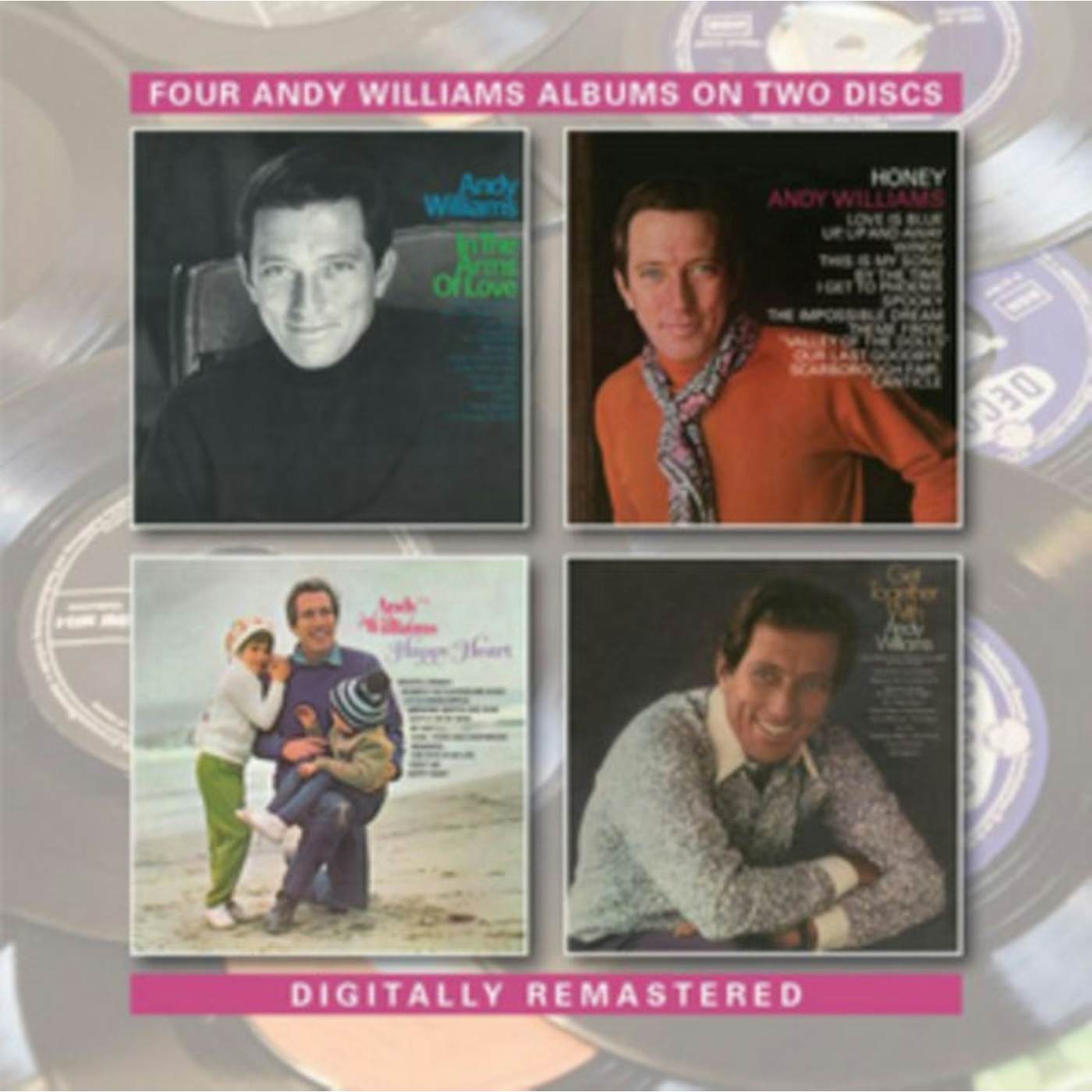 Andy Williams CD - In The Arms Of Love / Honey / Happy Heart / Get Together With Andy