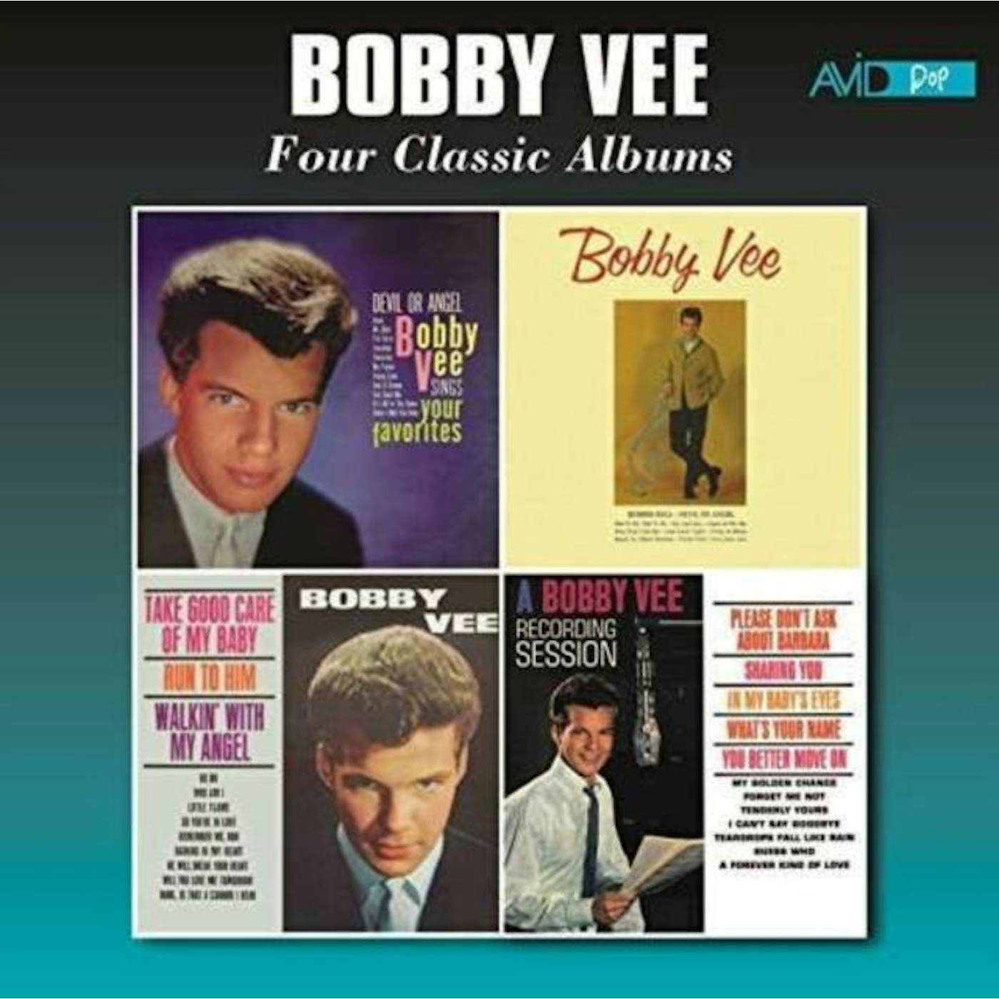 Bobby Vee CD - Four Classic Albums (Bobby Vee Sings Your Favorites / Bobby Vee / Take Good Care Of My Baby / A Bobby Vee Recording Session)