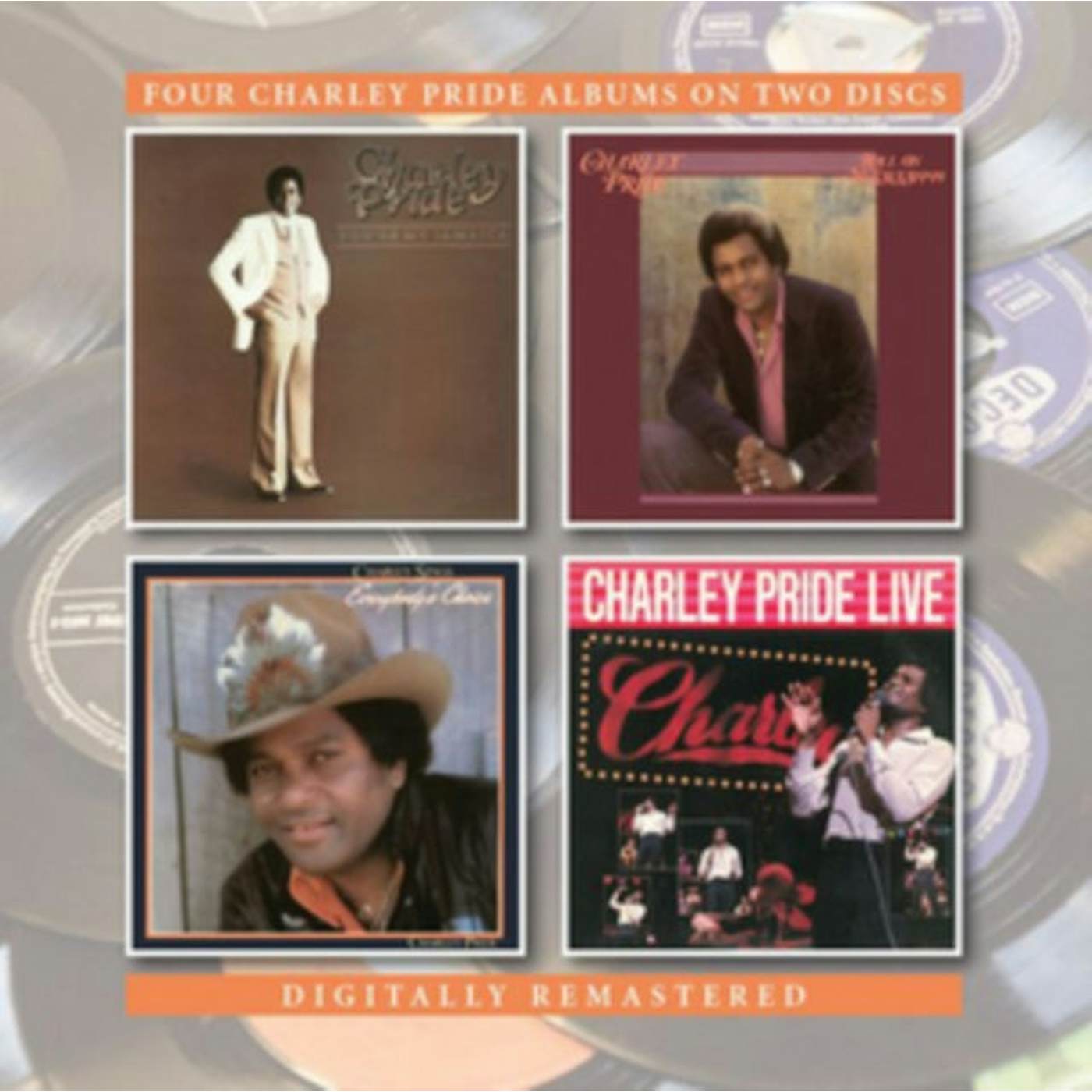 Charley Pride CD - You're My Jamaica / Roll On Mississippi / Charley Sings Everybody