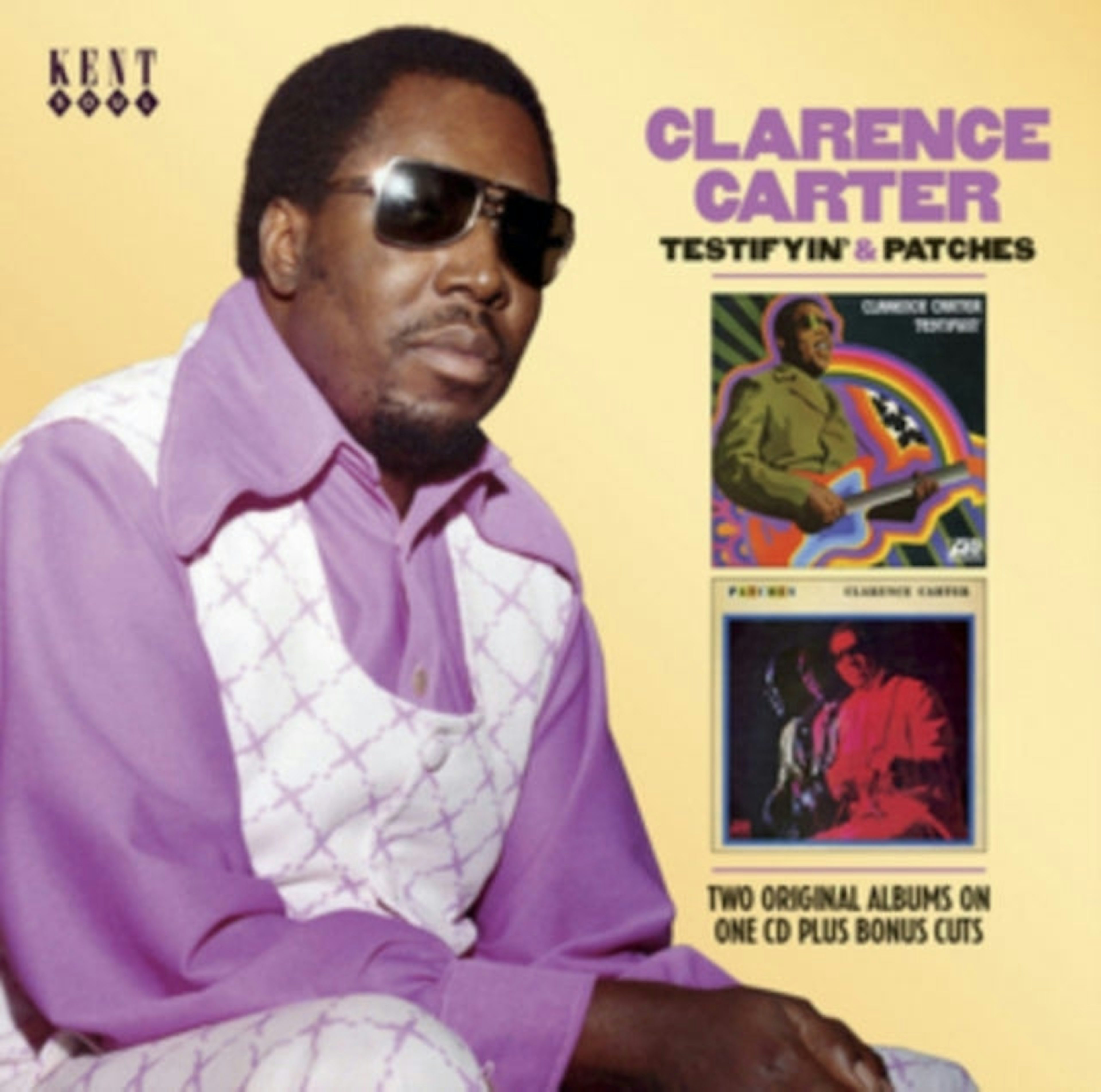 Clarence Carter CD - Testifyin' & Patches