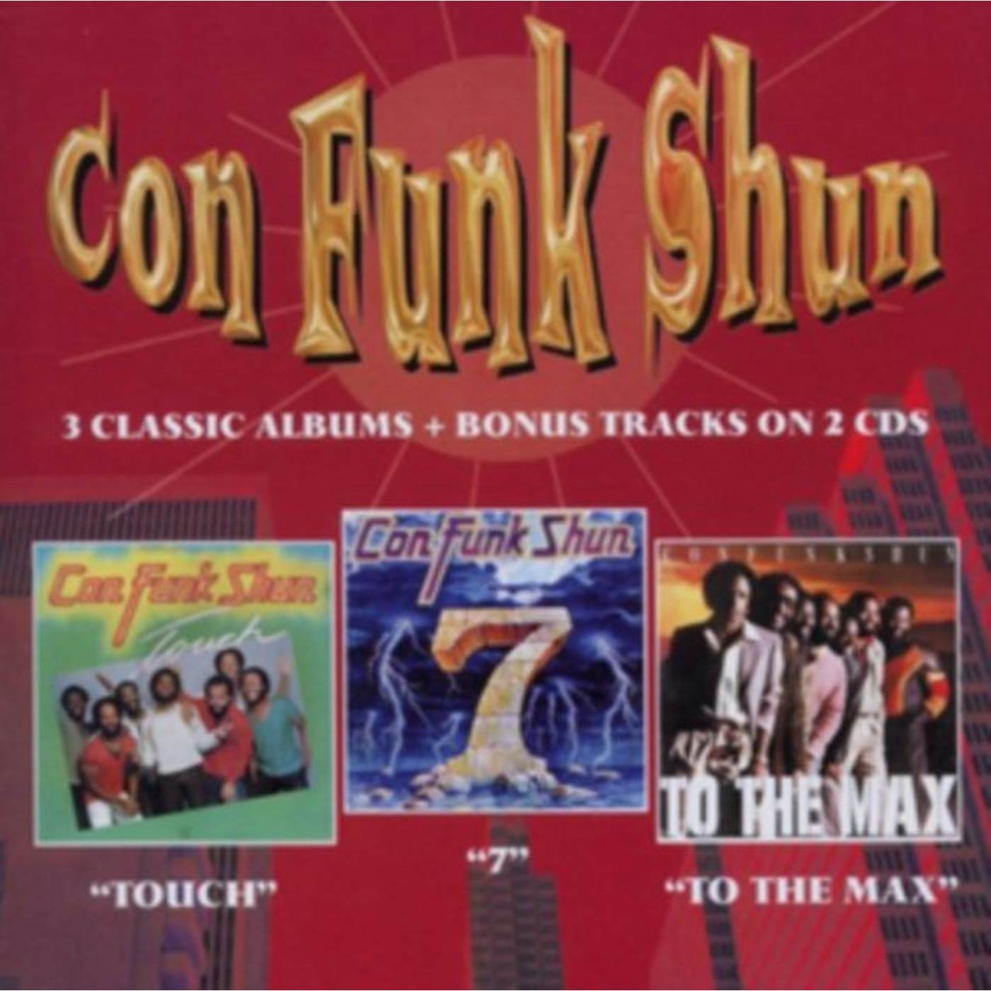 Con Funk Shun CD - Touch/Seven/To The Max