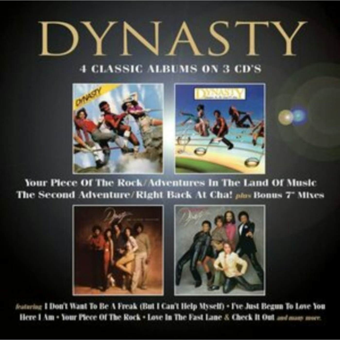 Dynasty CD - Your Piece Of The Rock / Adventures In The Land Of Music / The Second Adventure / Right Back At Cha