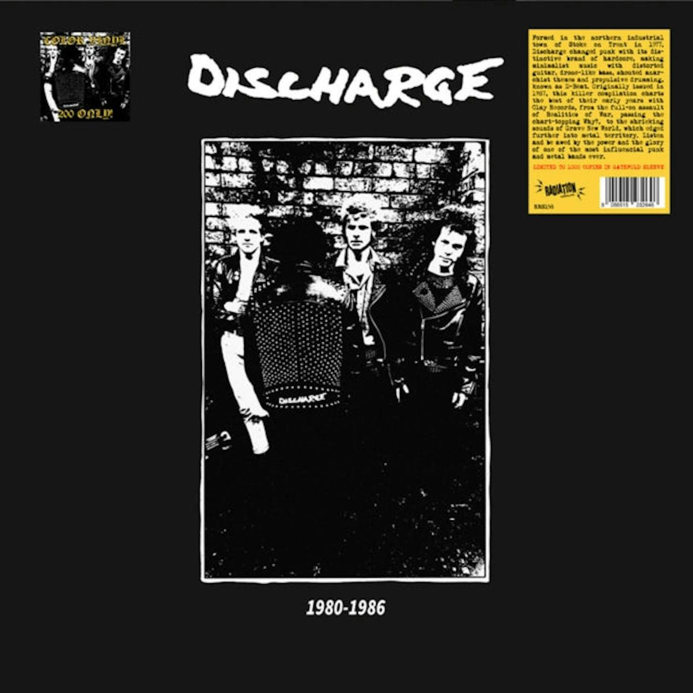 Discharge LP Vinyl Record - 19 80-19 86