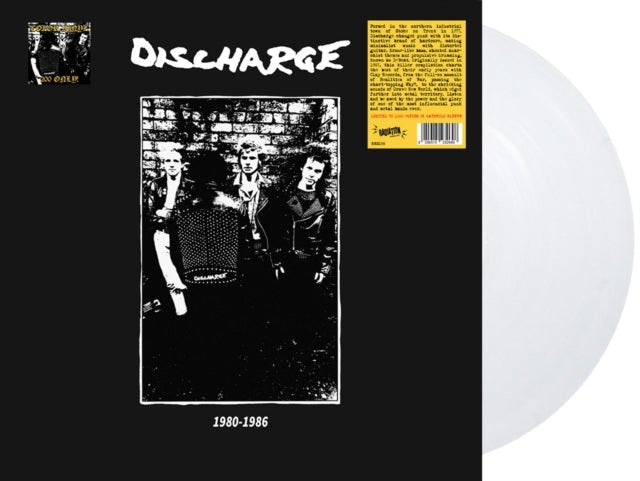 Discharge LP - 1980-1986 (White Vinyl)