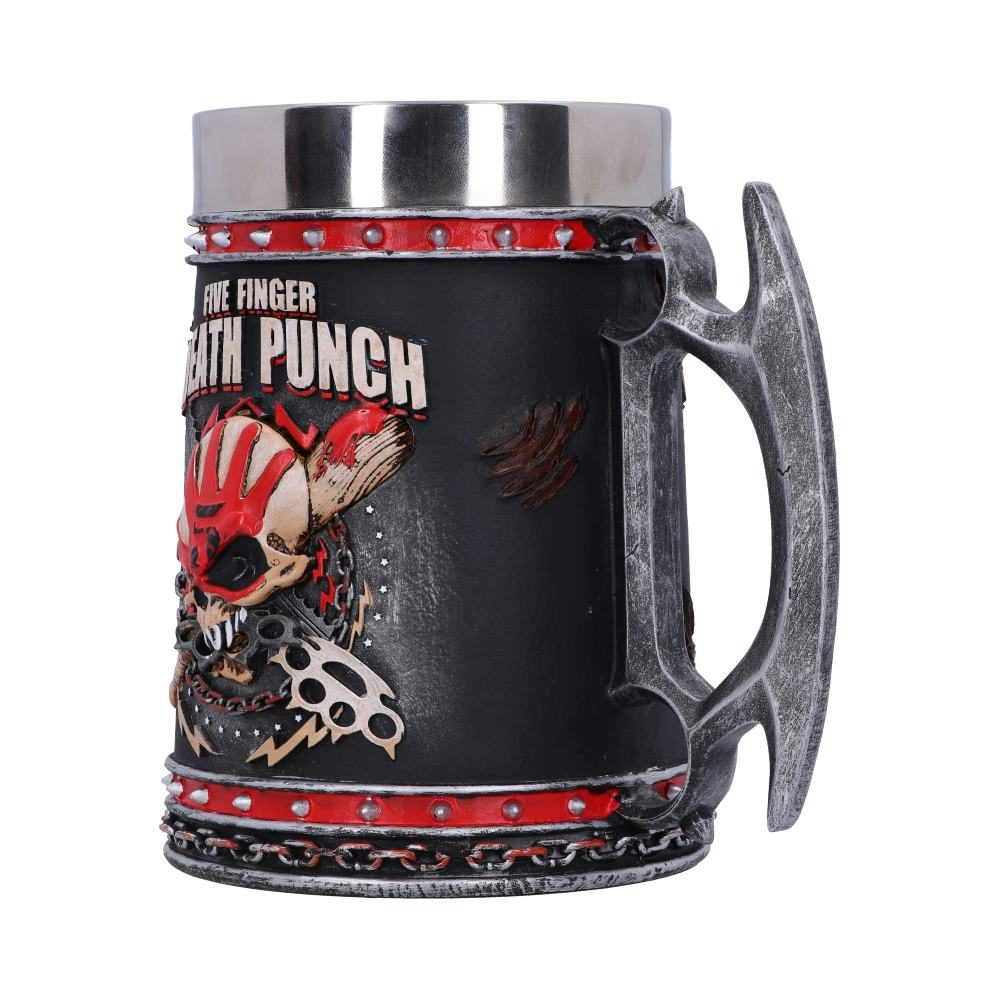 Five Finger Death Punch Tankard Knuckle Duster Skull Mug