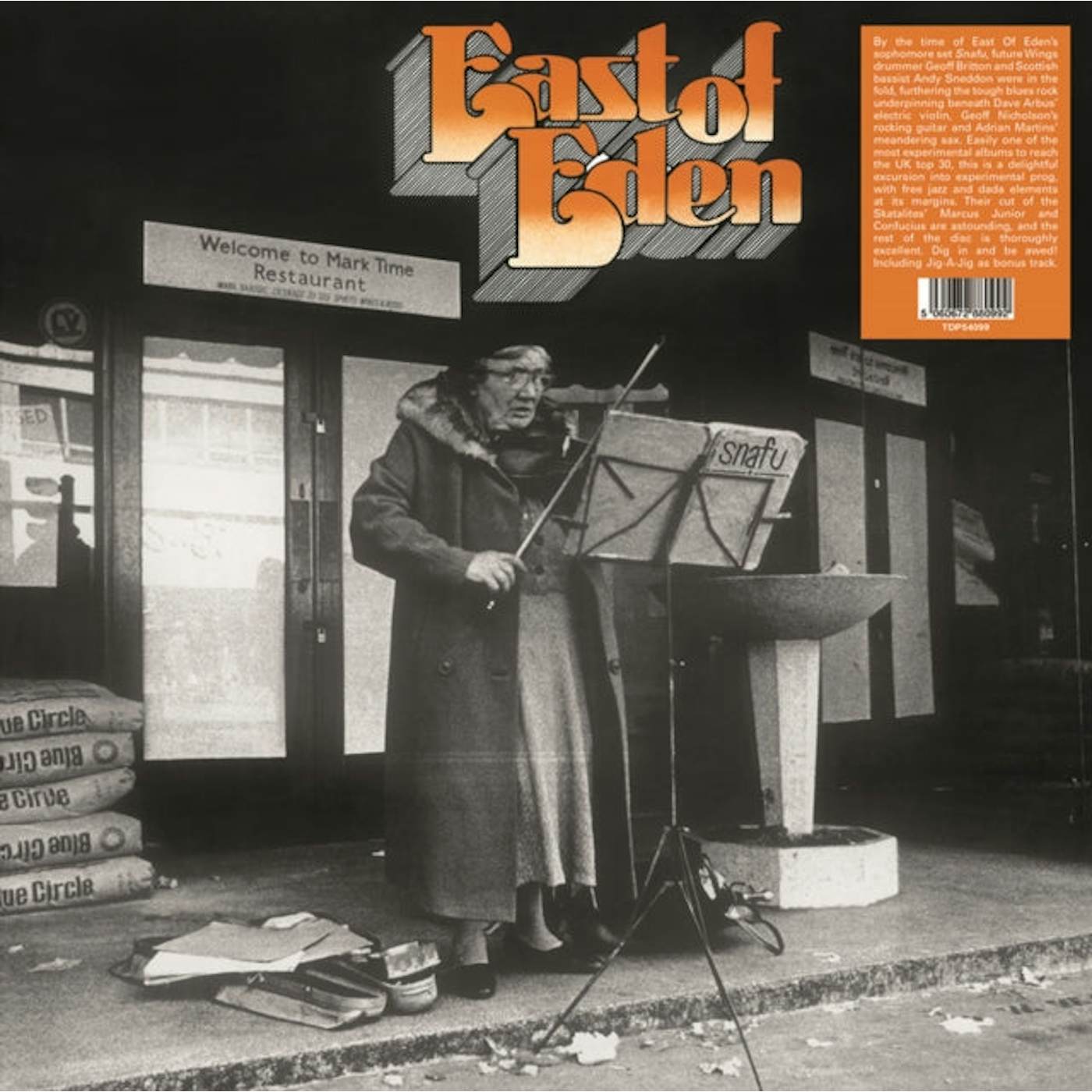 East Of Eden LP Vinyl Record - Snafu