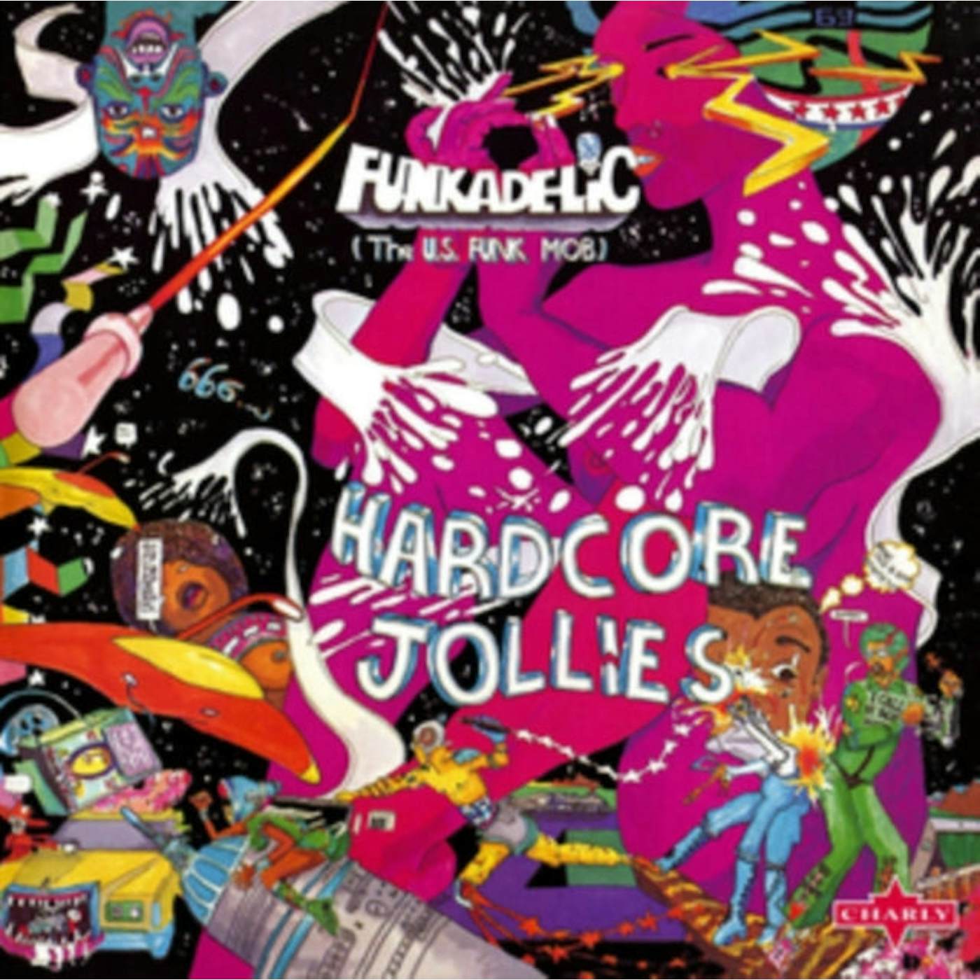Funkadelic LP Vinyl Record - Hardcore Jollies (Pink Translucent Vinyl)