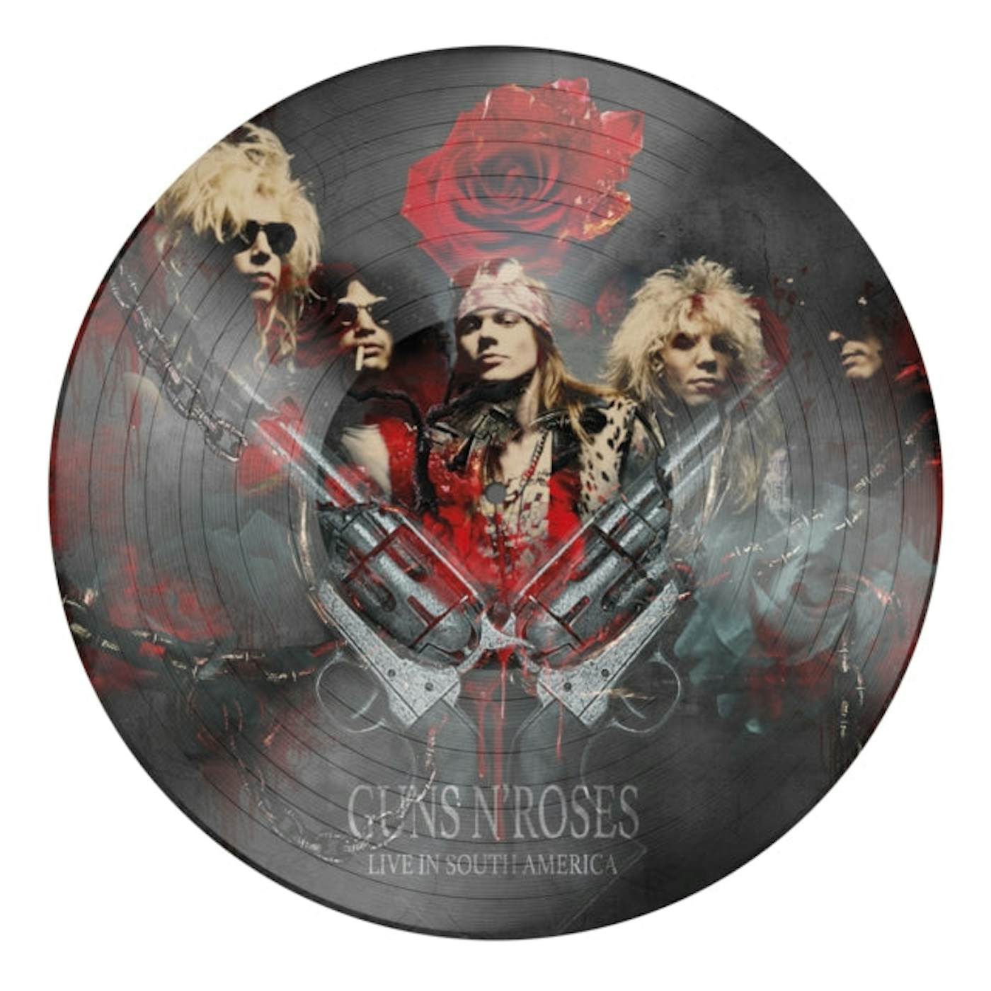 Guns N' Roses LP Vinyl Record - Live In The South America (Picture Disc)