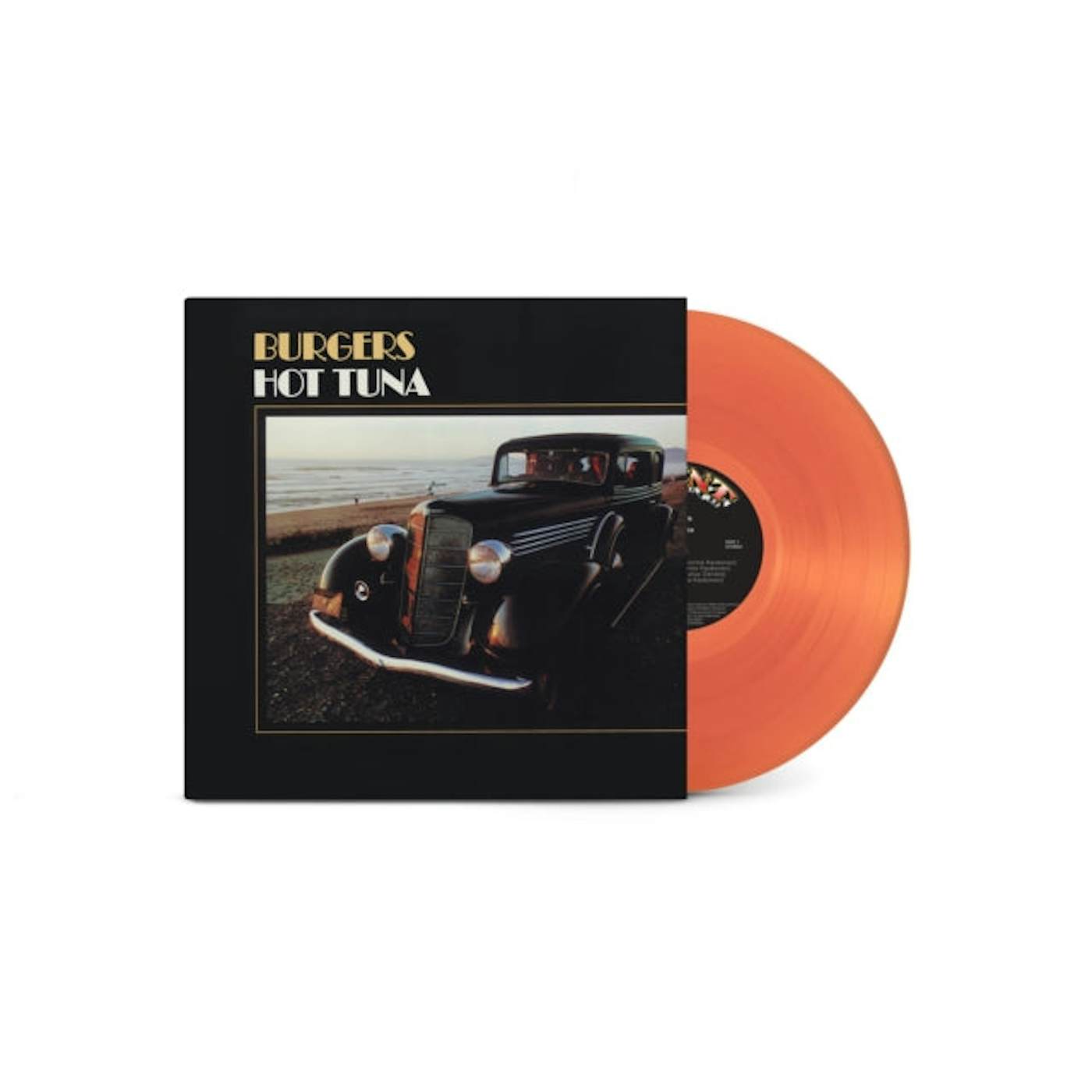 Hot Tuna LP Vinyl Record - Burgers (50th Anniversary) (Transparent Orange Vinyl) (Syeor) (Indies)