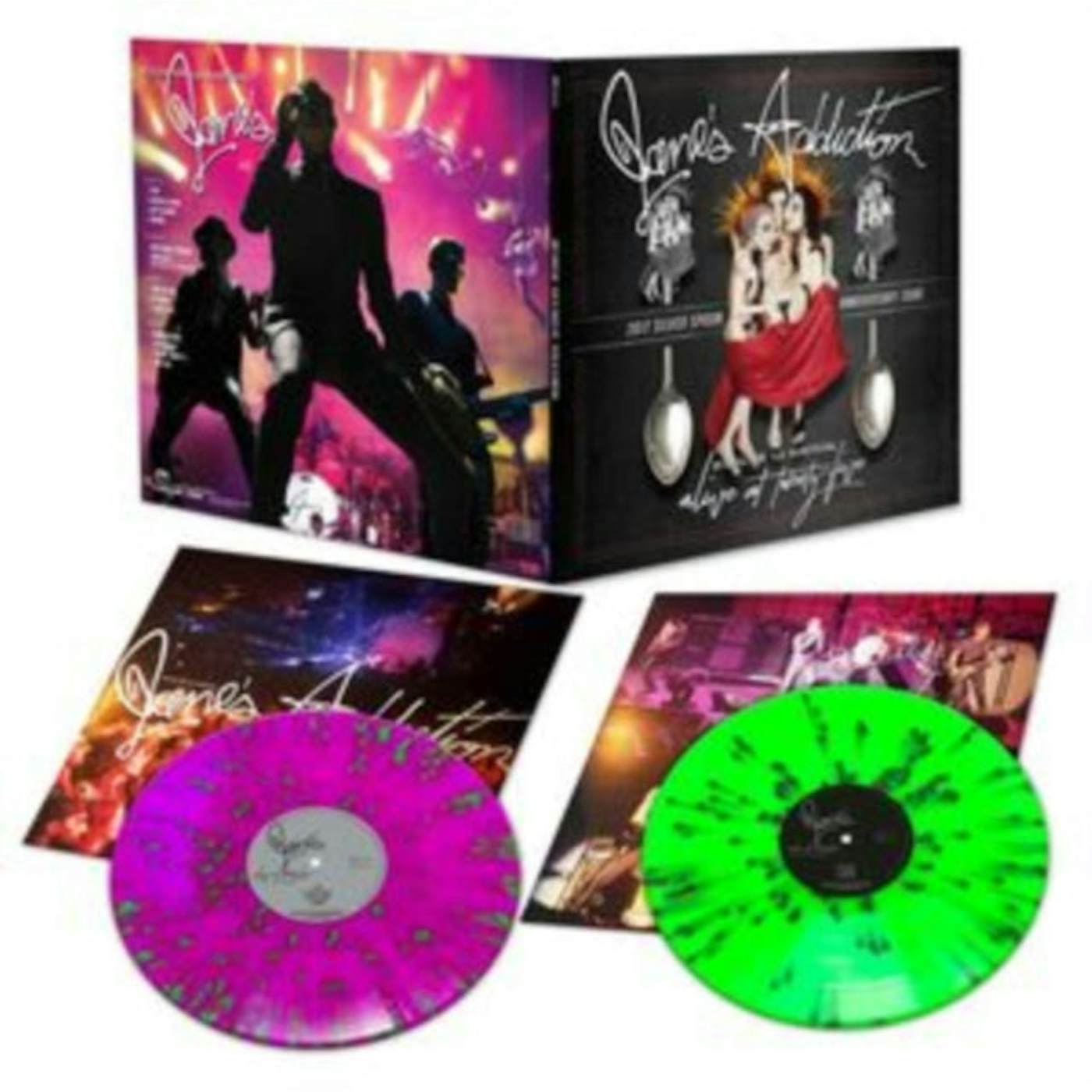 Jane's Addiction LP Vinyl Record - Alive At Twenty-Five - Ritual De Lo Habitual Live (Purple/Green Splatter Vinyl)