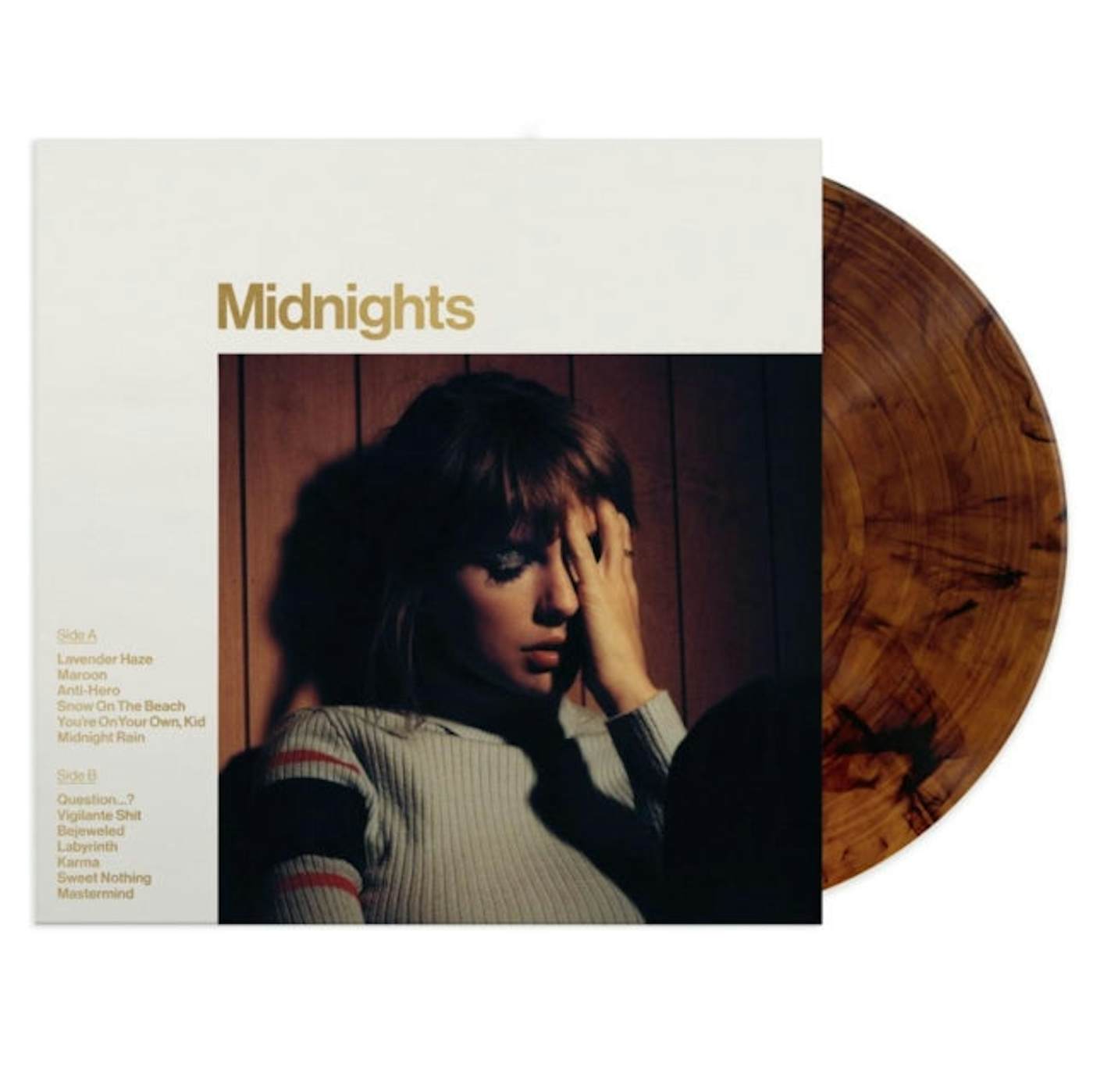 Taylor Swift LP Vinyl Record - Midnights (Mahogany)