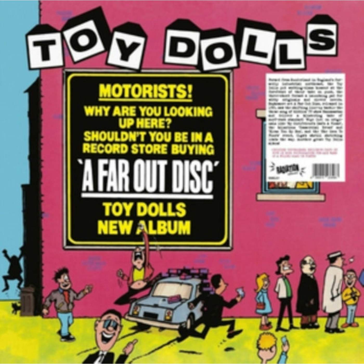 The Toy Dolls LP Vinyl Record - A Far Out Disc (Pink Vinyl)