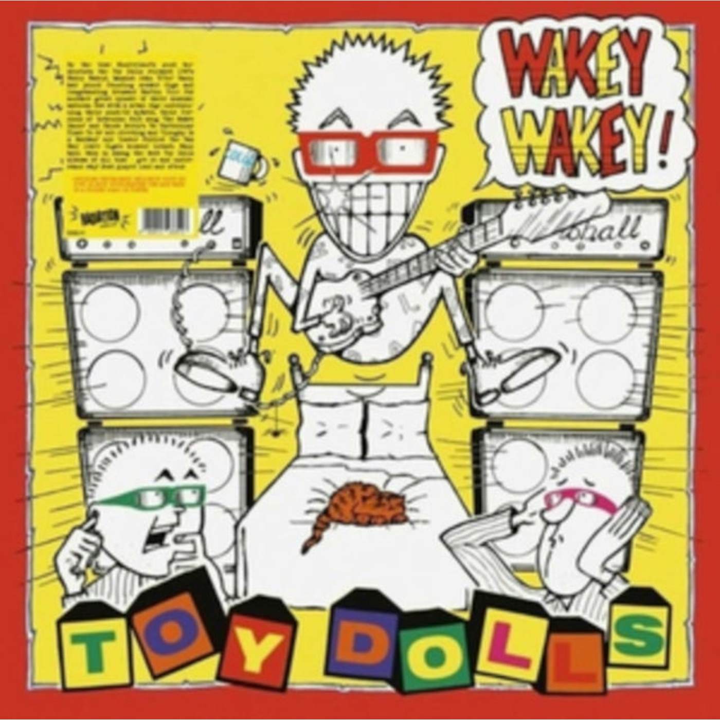 The Toy Dolls LP Vinyl Record - Wakey Wakey! (Orange Vinyl)