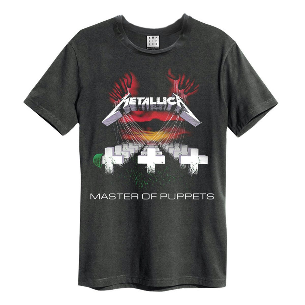 Metallica T Shirt - Masters Of Puppets Amplified Vintage