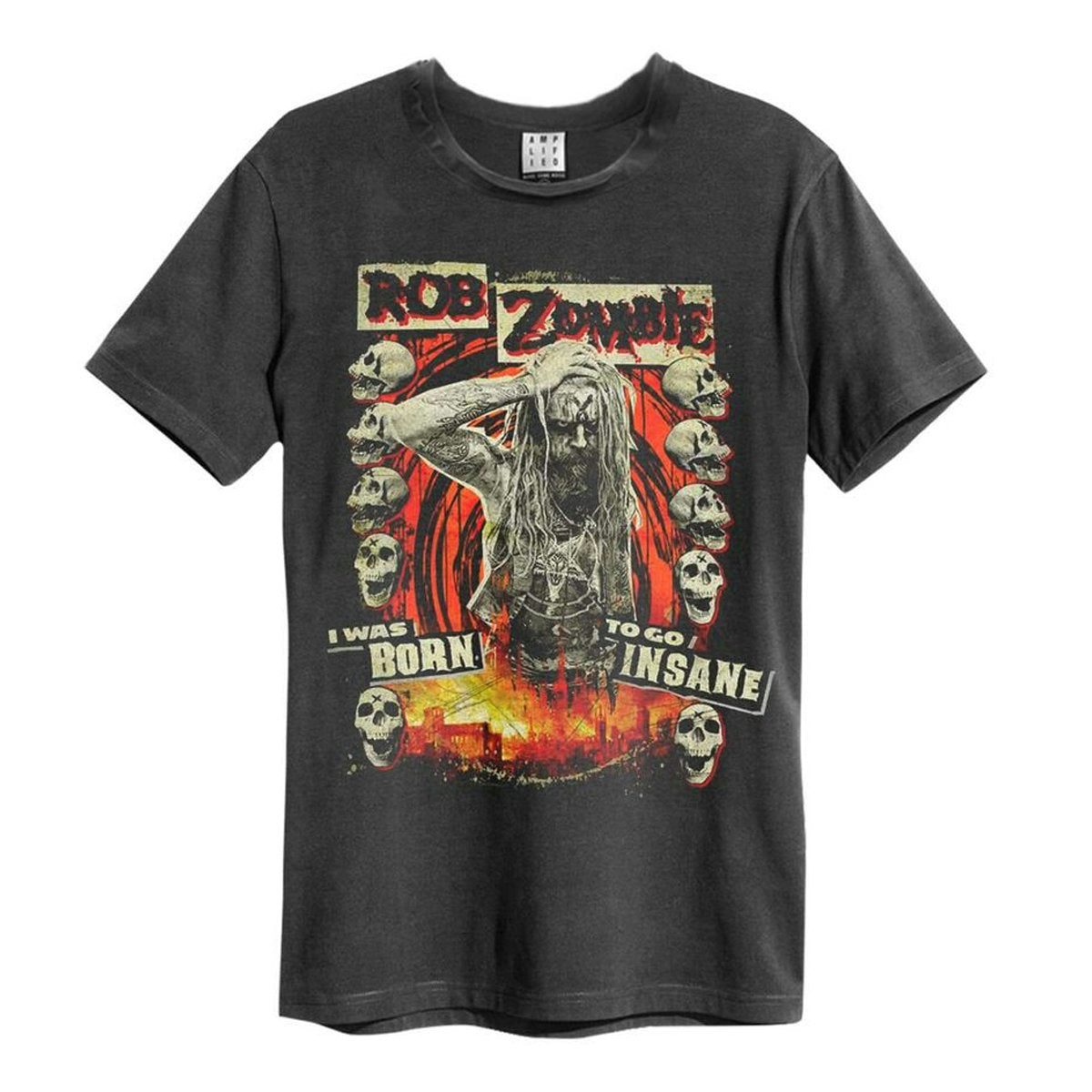 Rob Zombie T Shirt - Born Insane Amplified Vintage $35.84