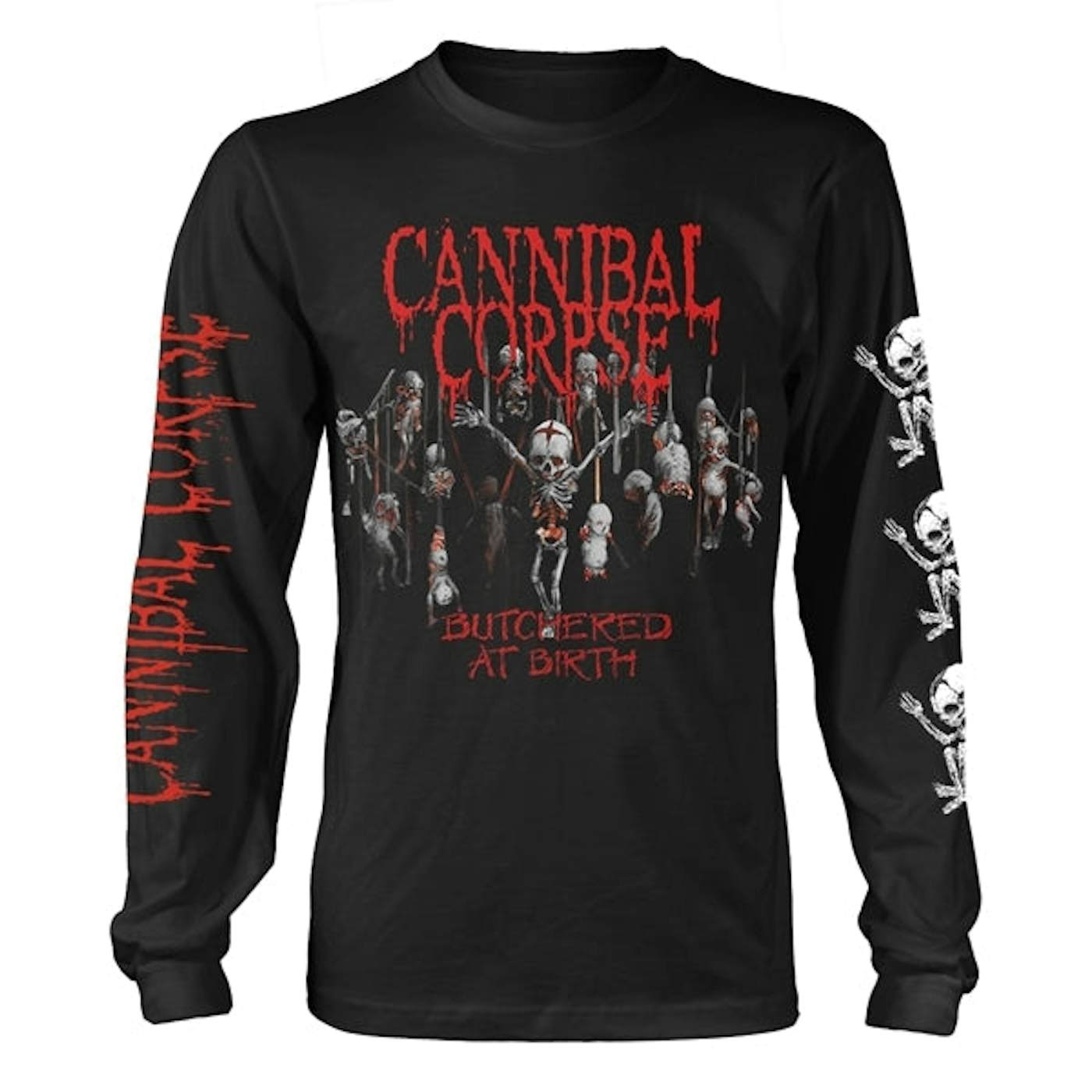 Cannibal Corpse Long Sleeve T Shirt - Butchered At Birth Baby
