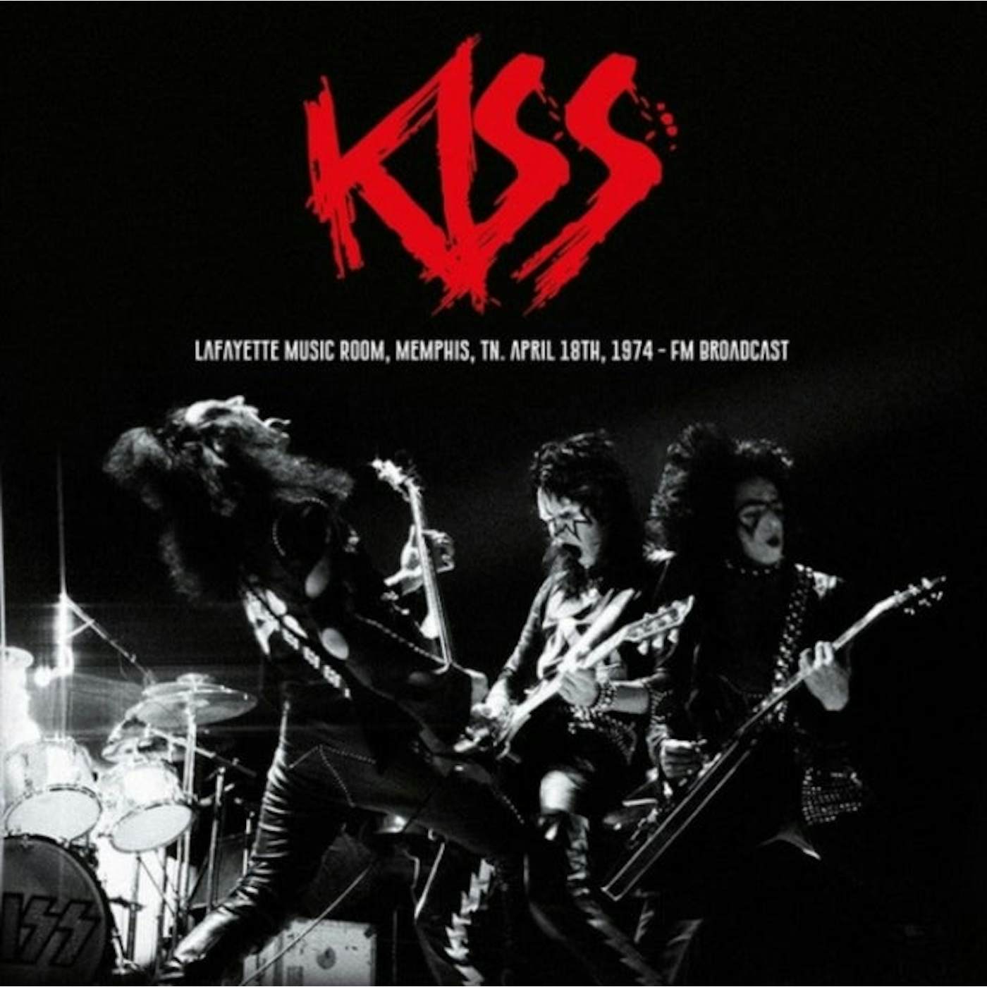 Kiss LP - Lafayette Music Room. Memphis. Tn April 1974 (Clear Vinyl)