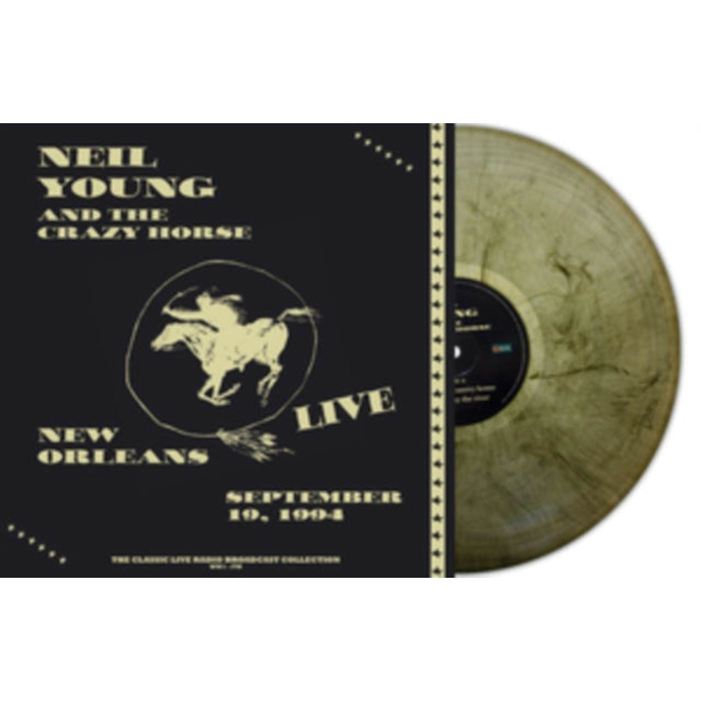 Neil Young & Crazy Horse LP - Live In New Orleans 1994 (Grey Marble Vinyl)
